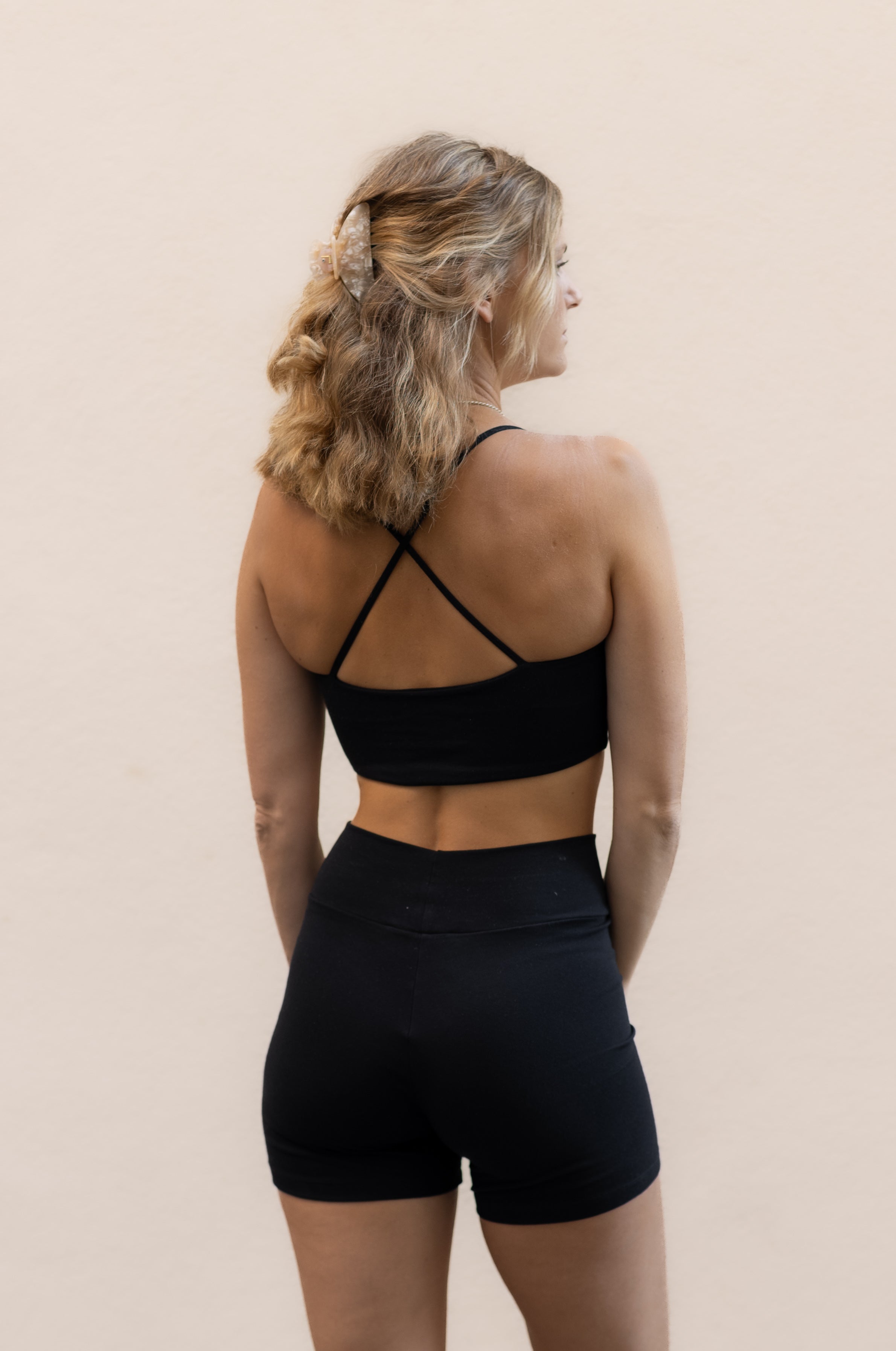 BIKER SHORTS TENCEL BLACK