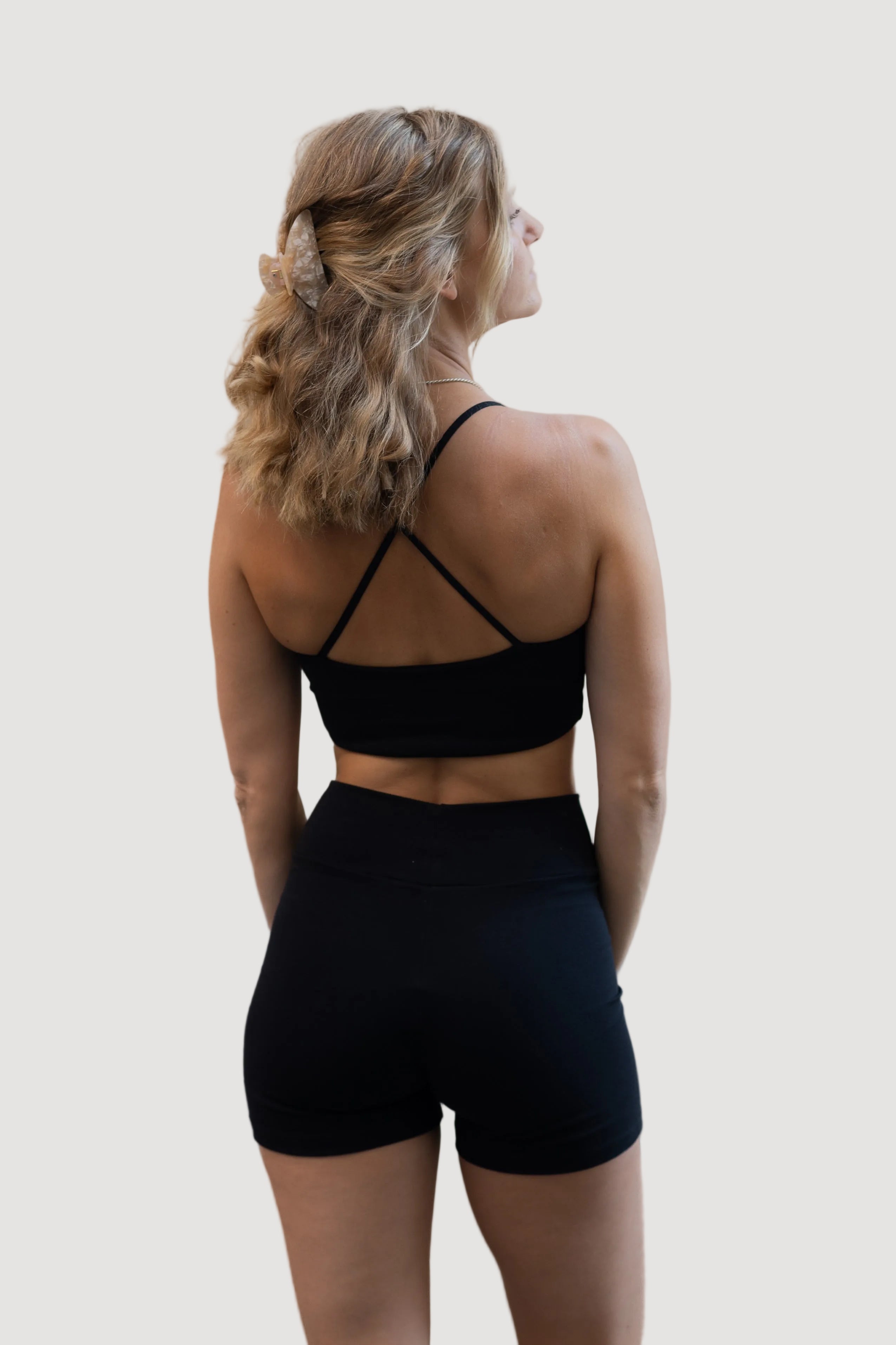 CYCLISTE EN TENCEL NOIR