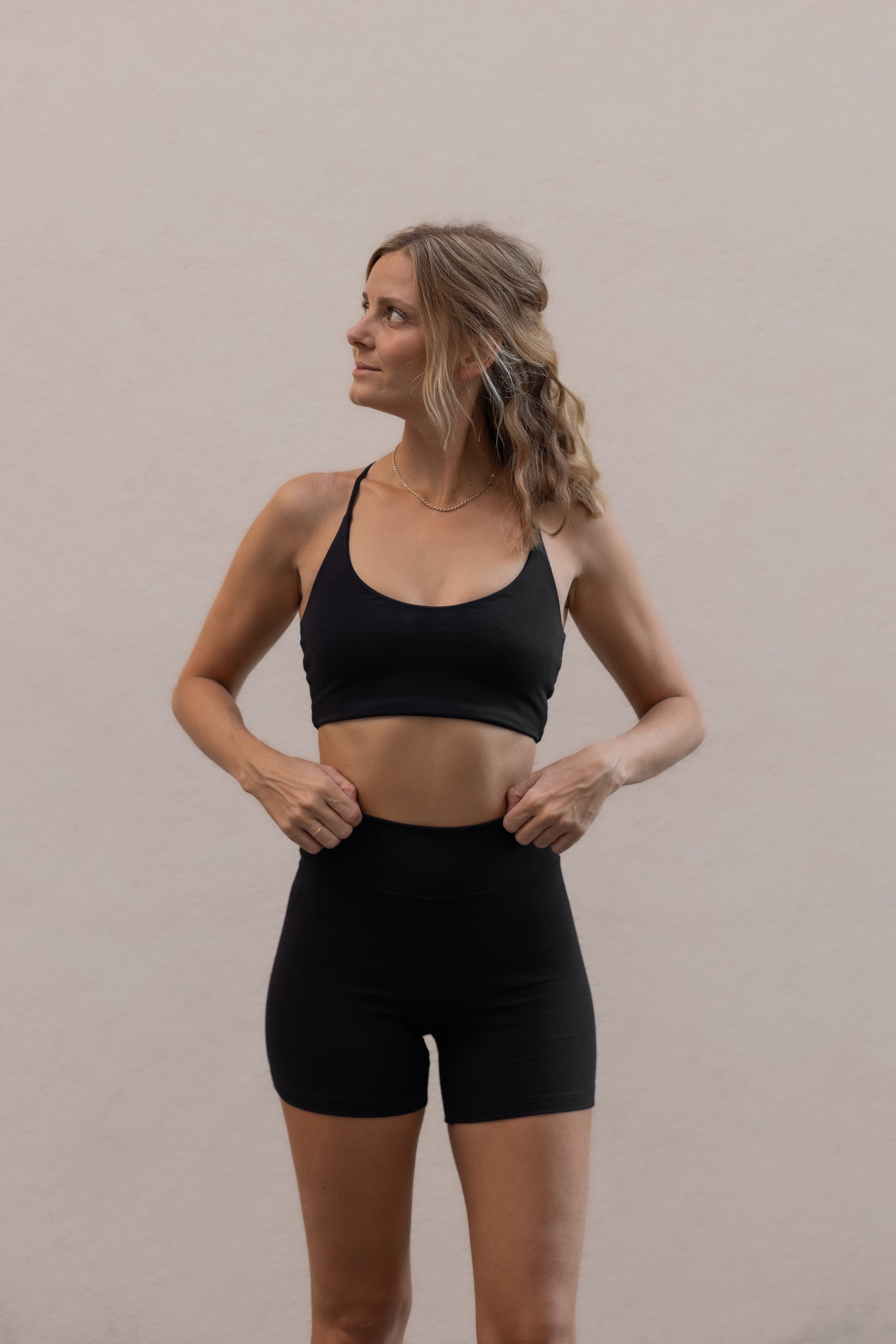 BIKER SHORTS TENCEL BLACK