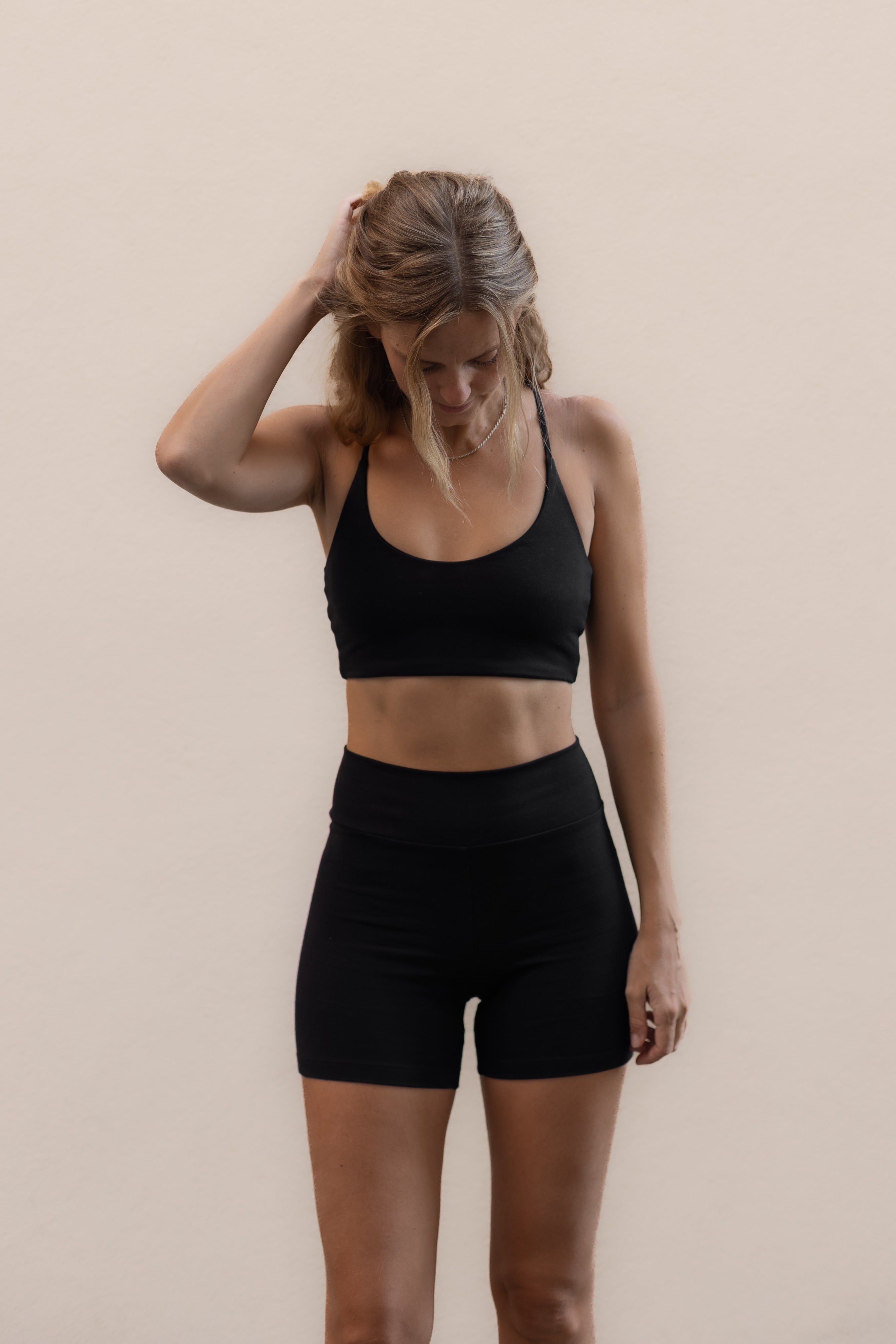 BIKER SHORTS TENCEL BLACK