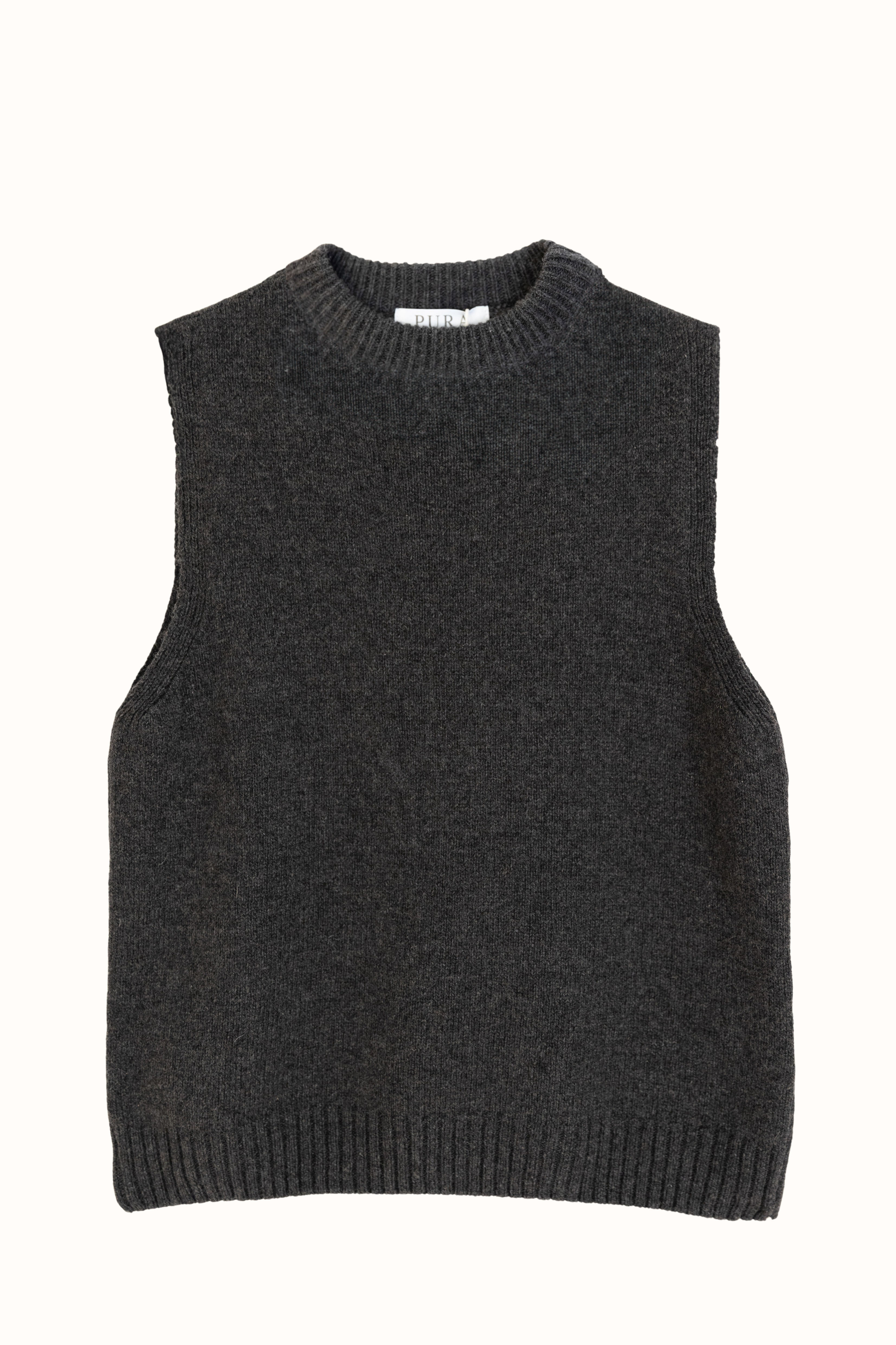 MOCK NECK TANK CASHMERE