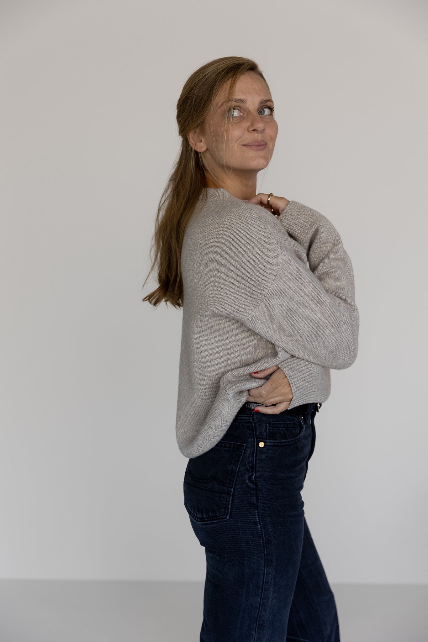 CREWNECK SWEATER CASHMERE/SILK