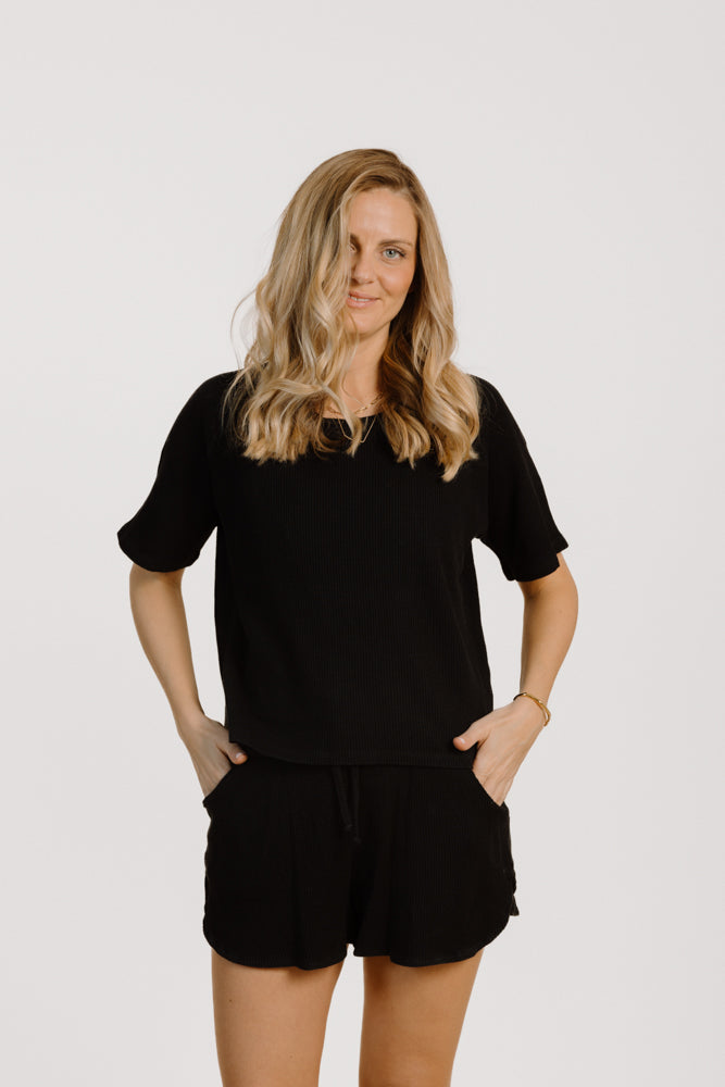 LILA TOP BLACK