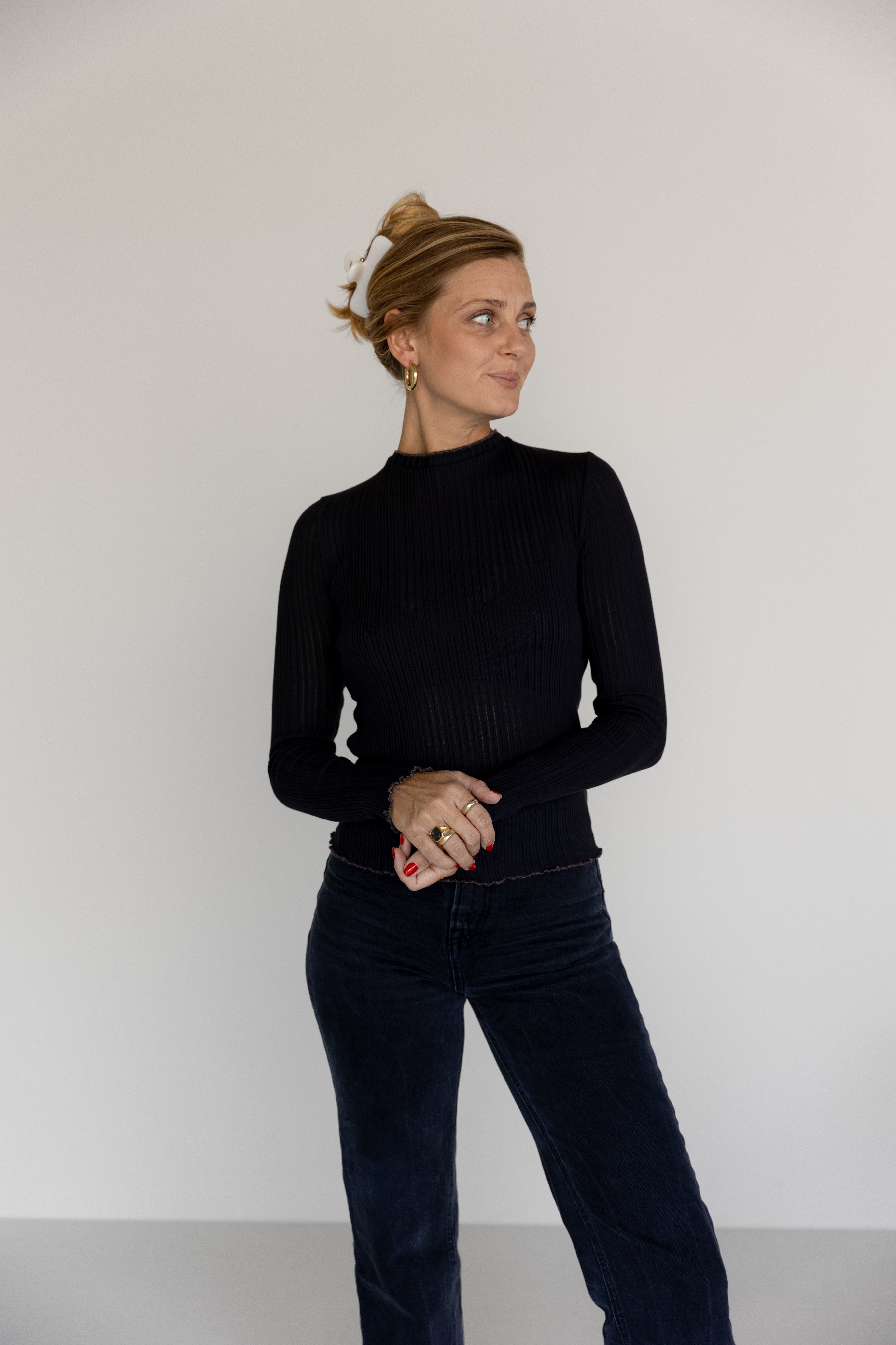 TENCEL MOCKNECK LONGSLEEVE