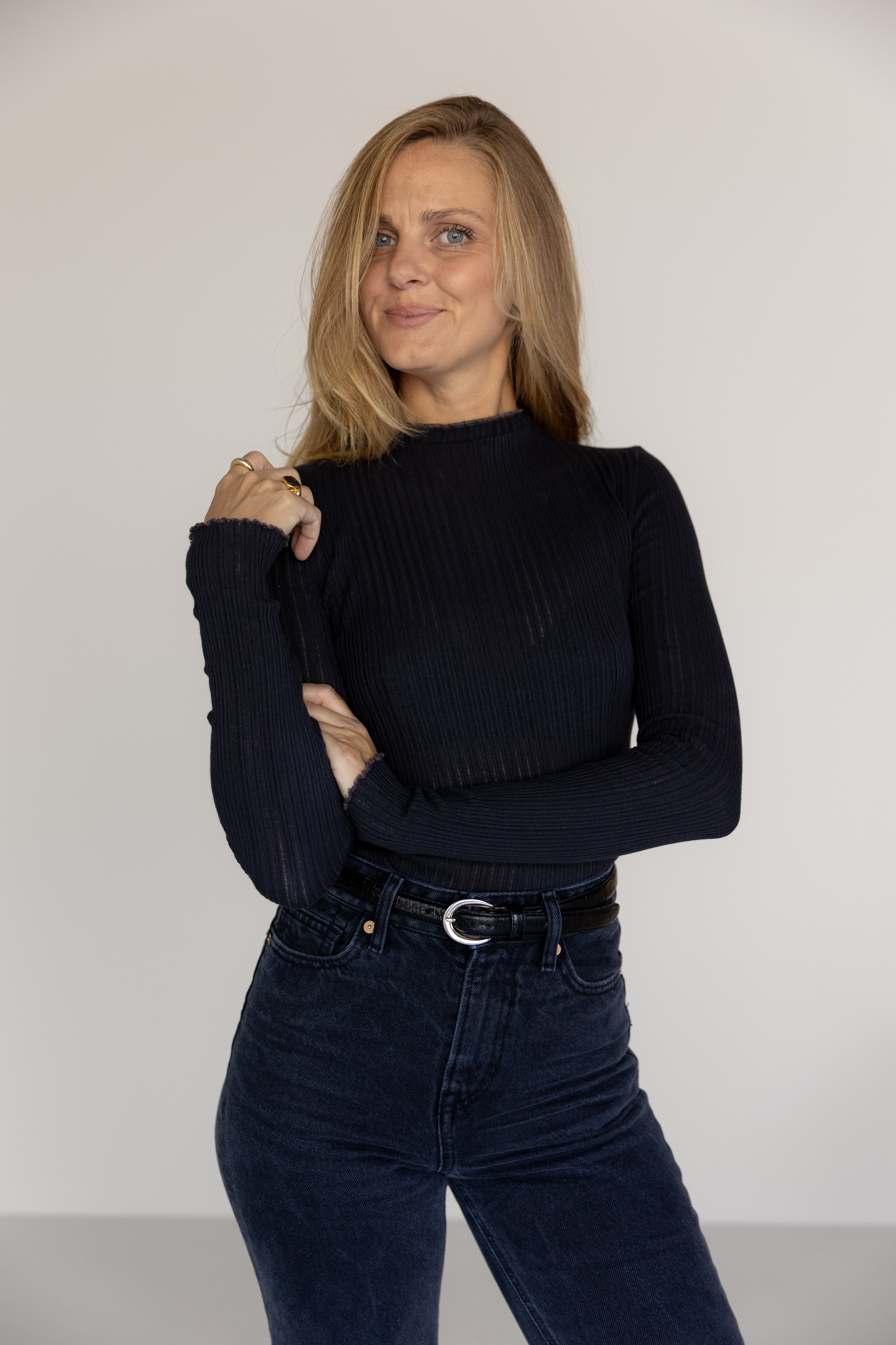 TENCEL MOCKNECK LONGSLEEVE