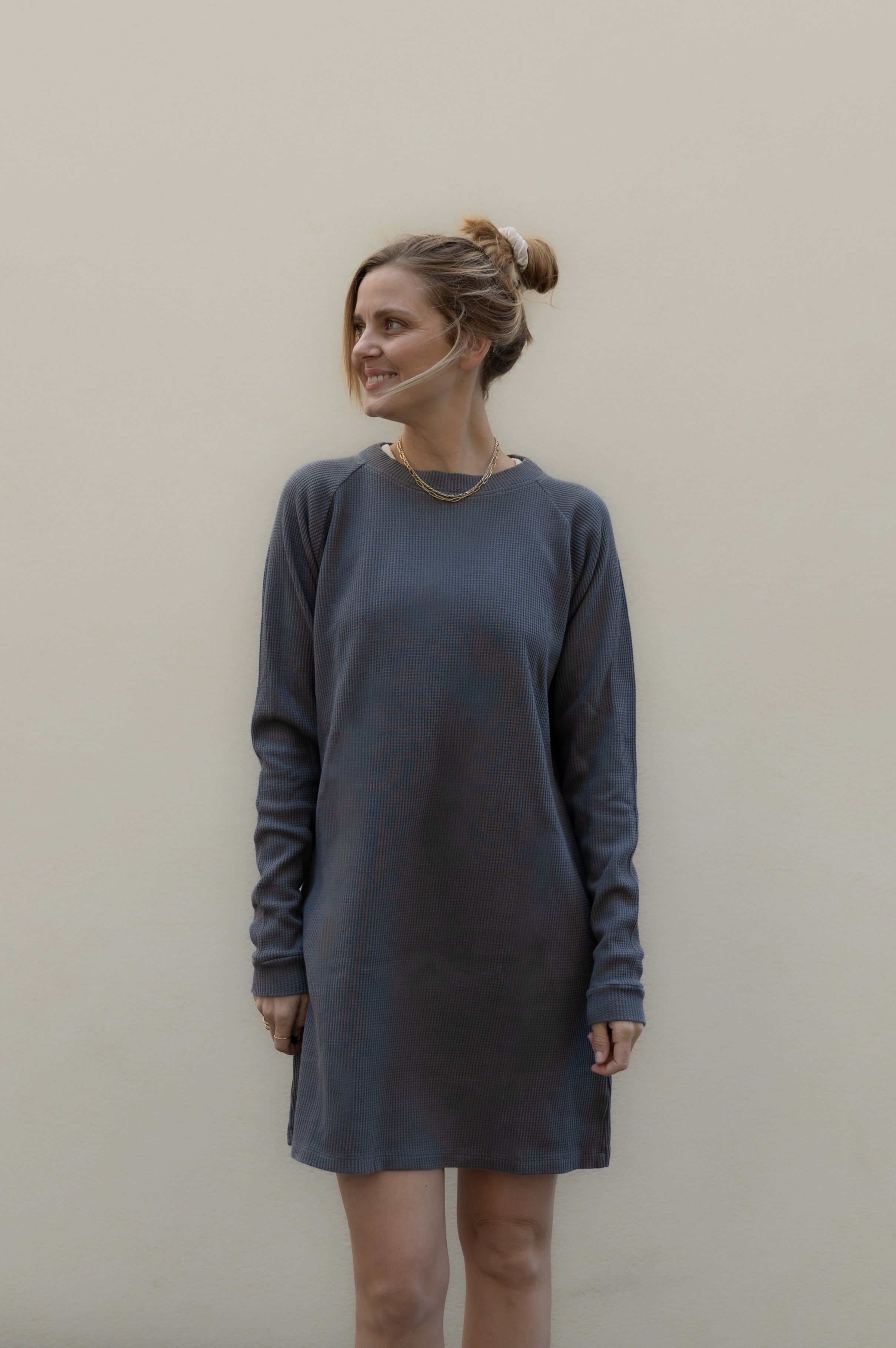 AYANA DRESS DARK GREY