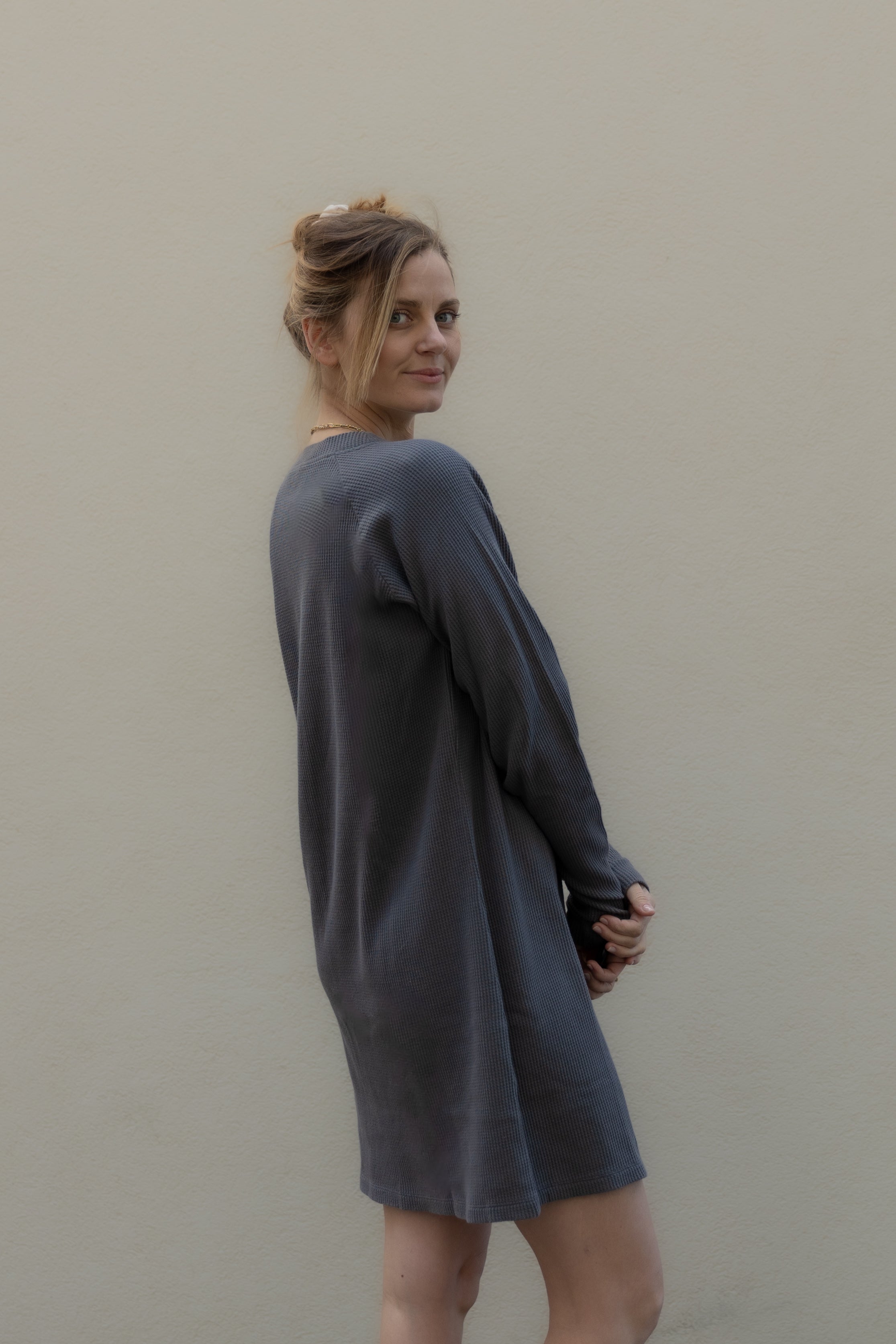 AYANA DRESS DARK GREY