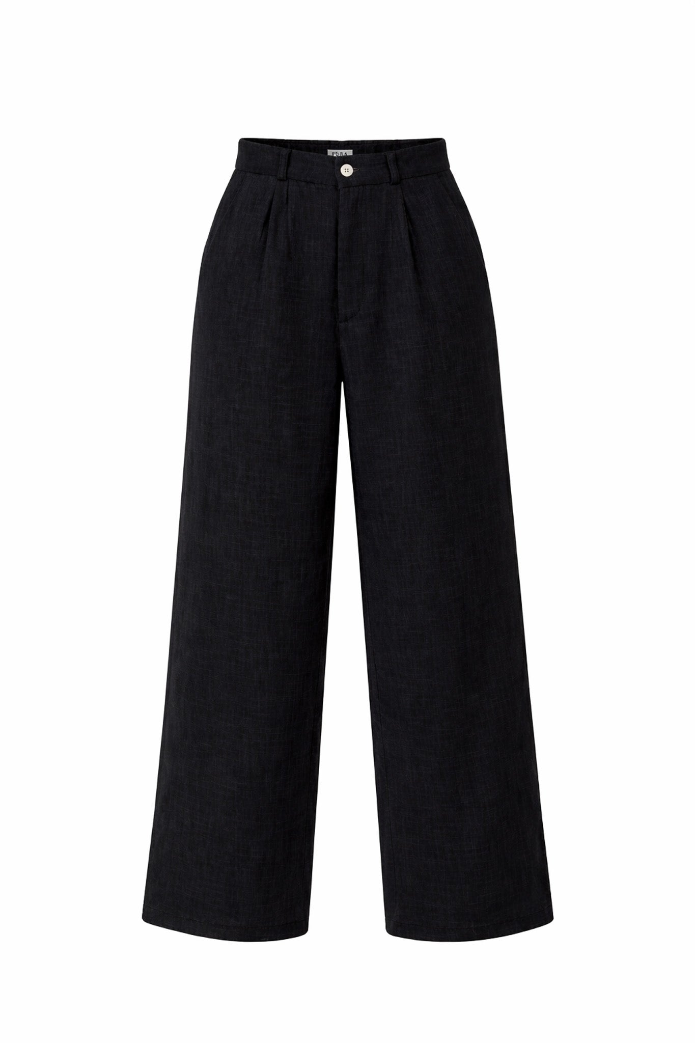 THE LAUREN PANTS COTTON BLACK