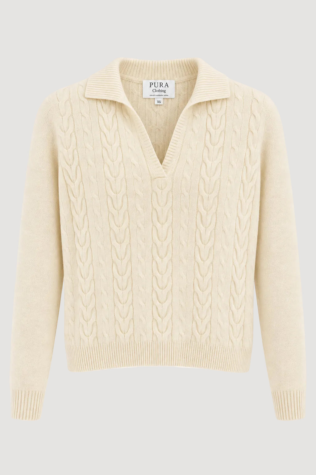NANA CARDIGAN ÉCRU (COTON / CACHEMIRE)