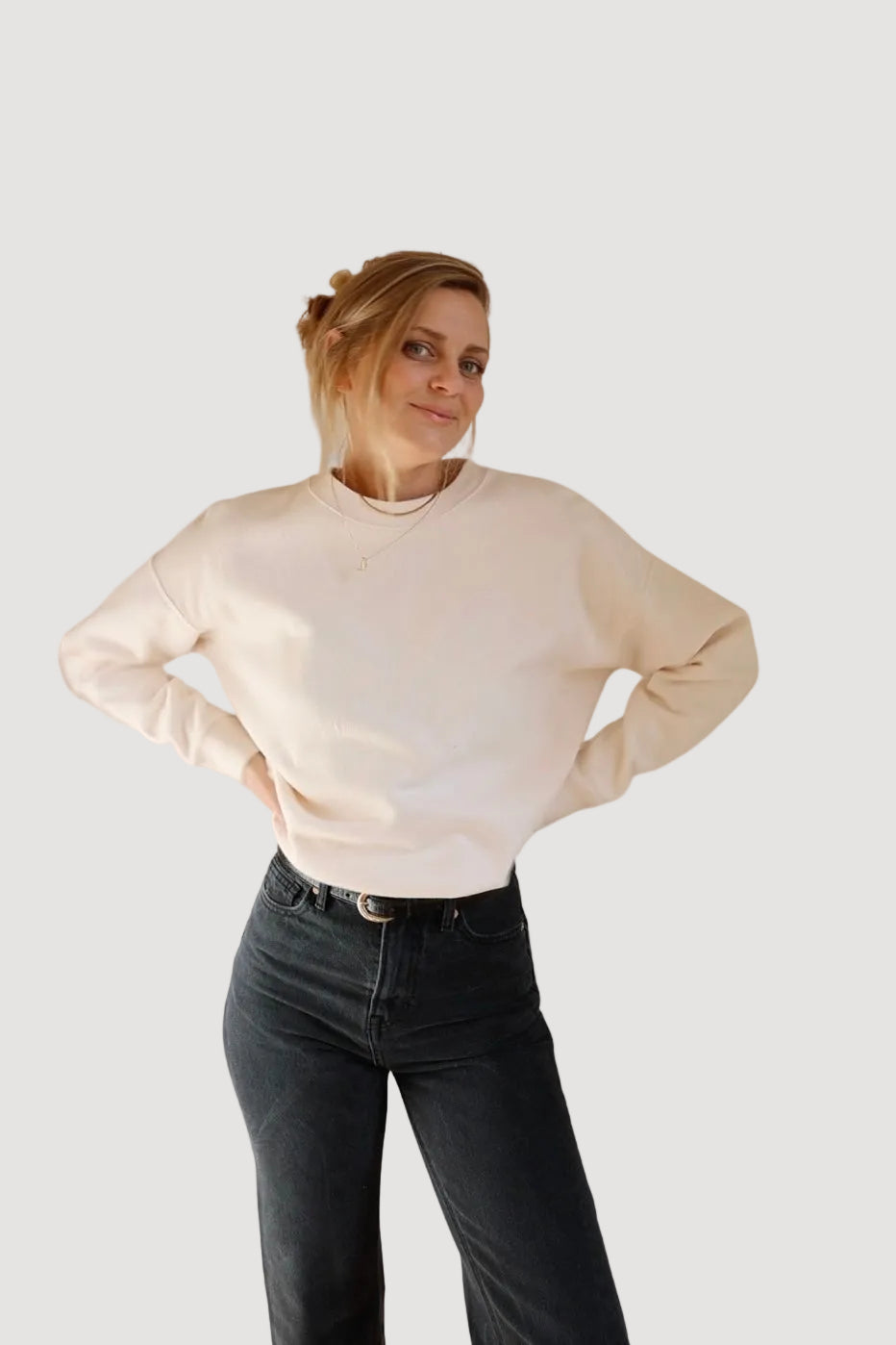 PULL COL ROND AMPLE