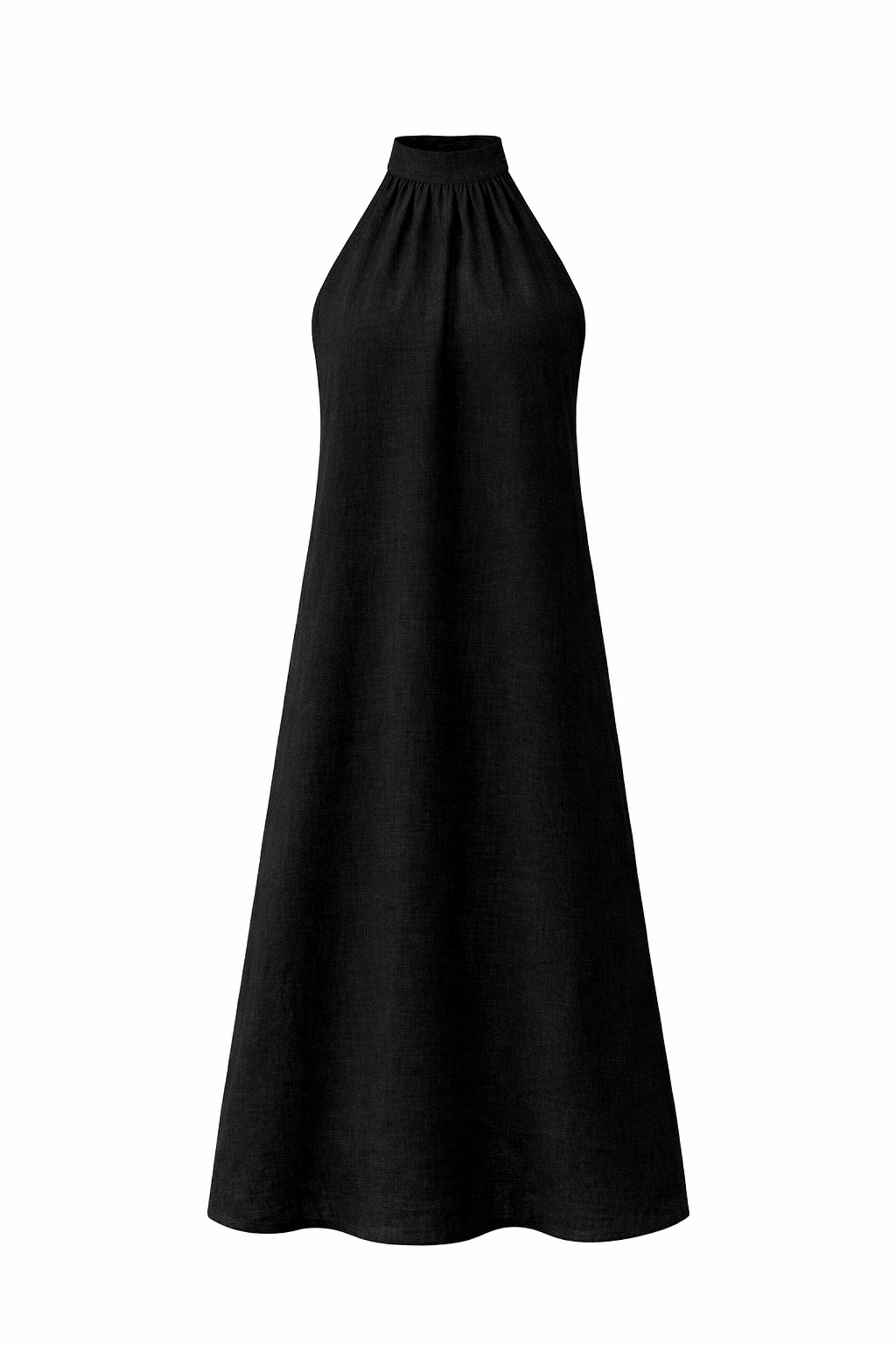 THE MAXI DRESS COTTON BLACK