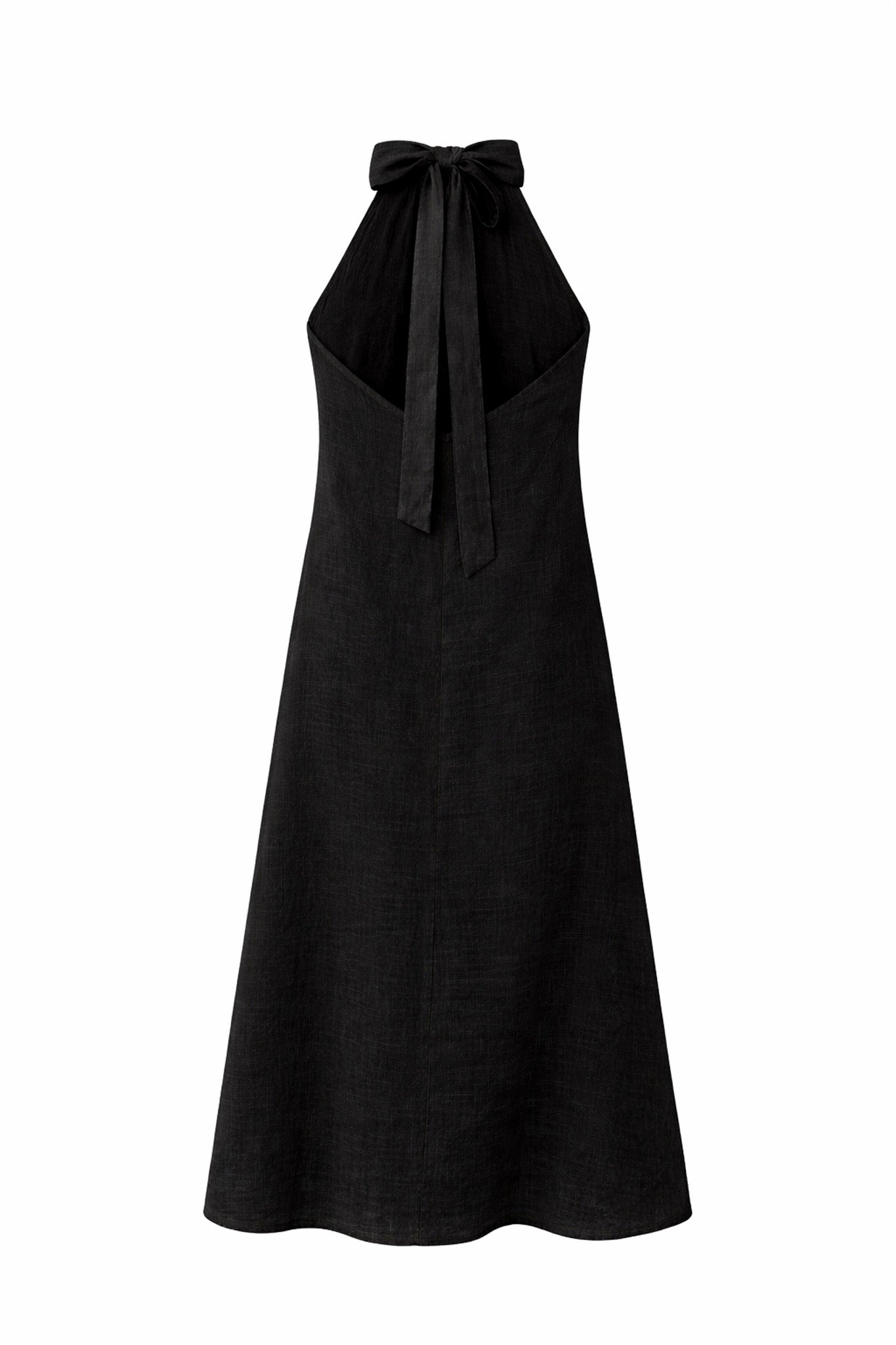 THE MAXI DRESS COTTON BLACK