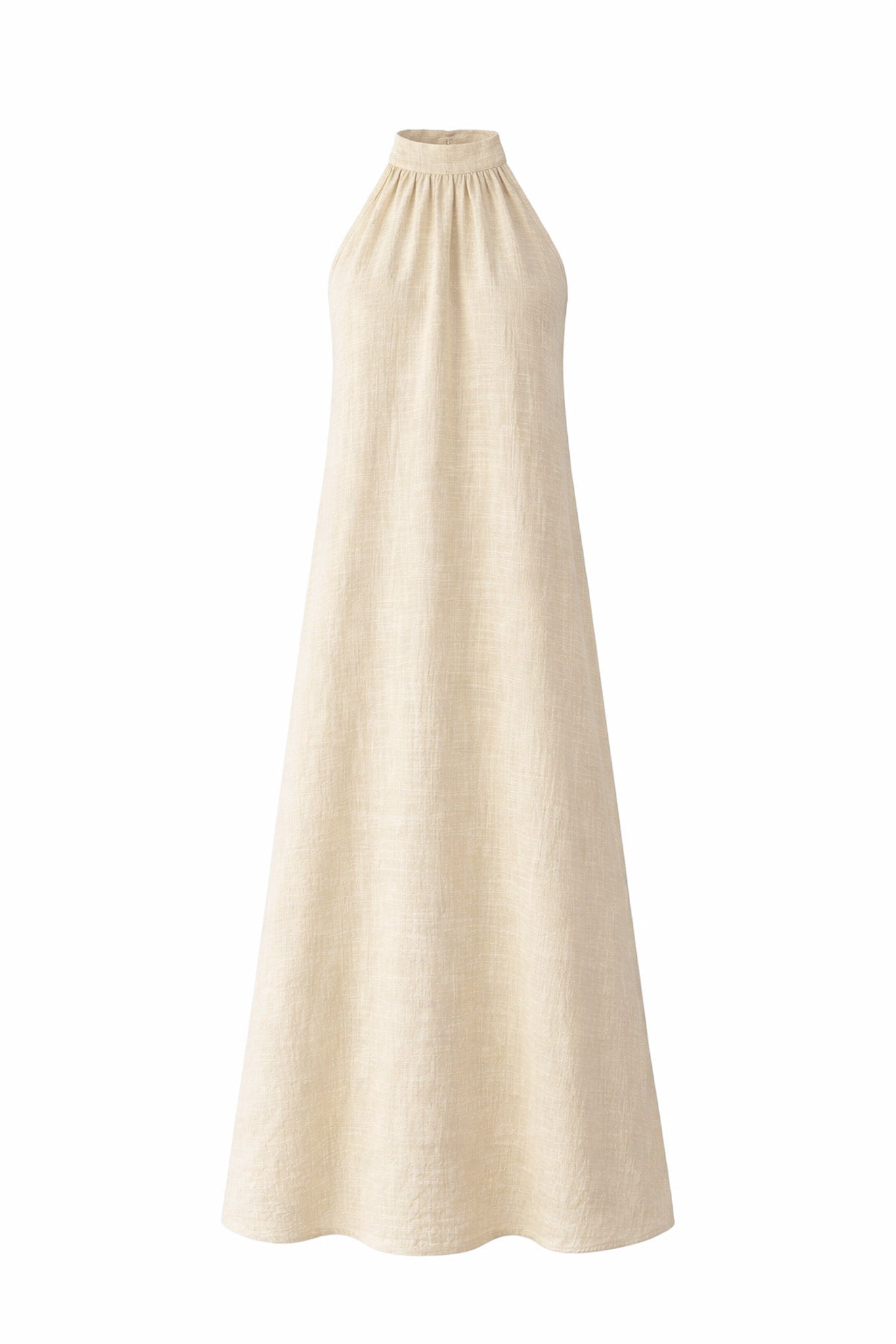 THE MAXI DRESS COTTON ECRU