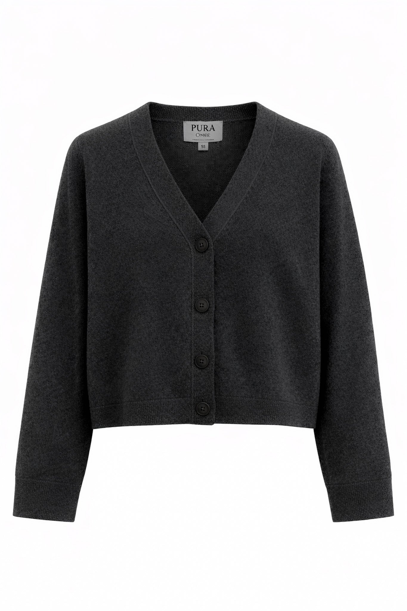 NANA CARDIGAN ANTHRAZIT (COTTON / CASHMERE)