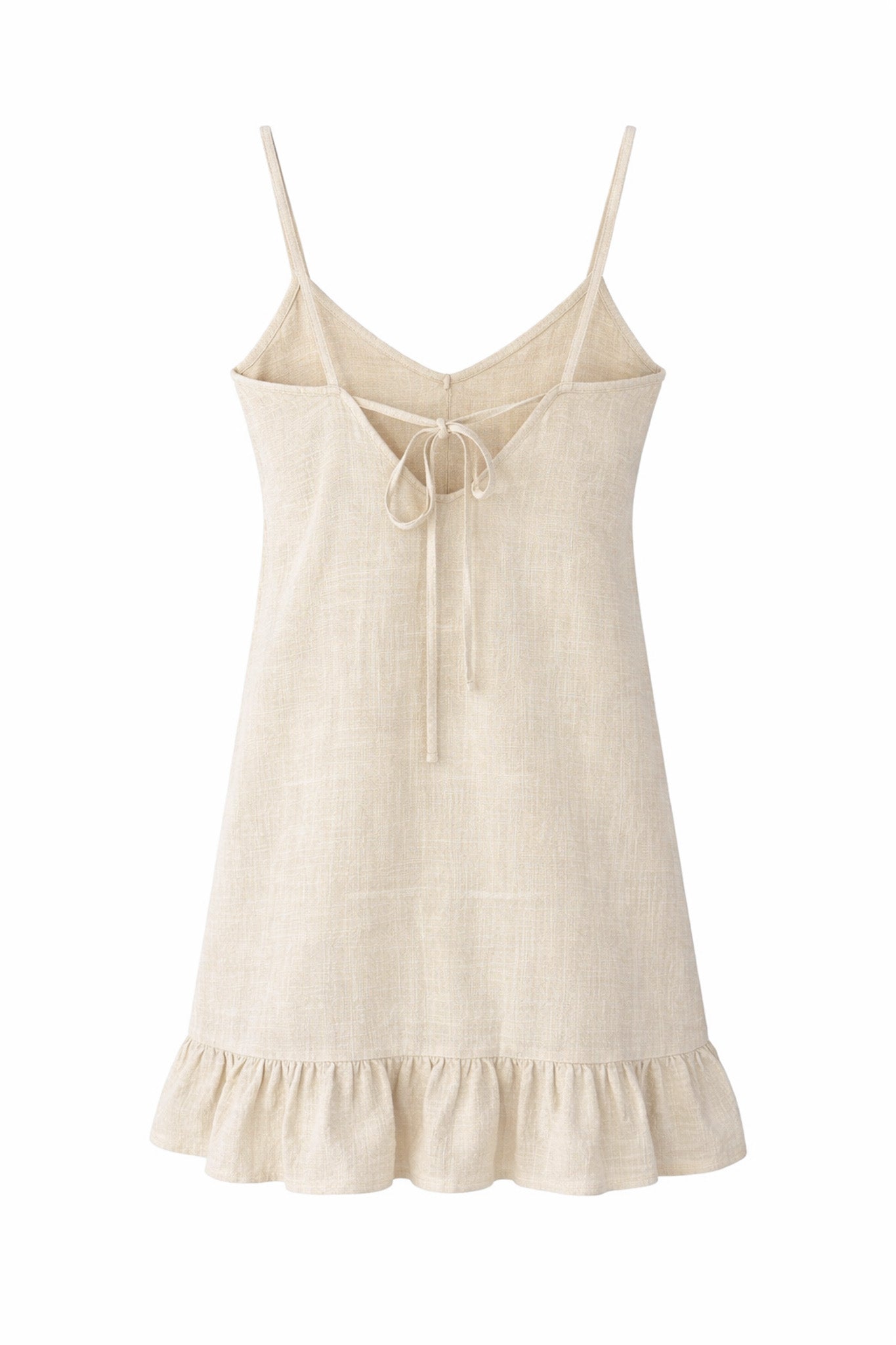 THE MINI DRESS COTTON ECRU
