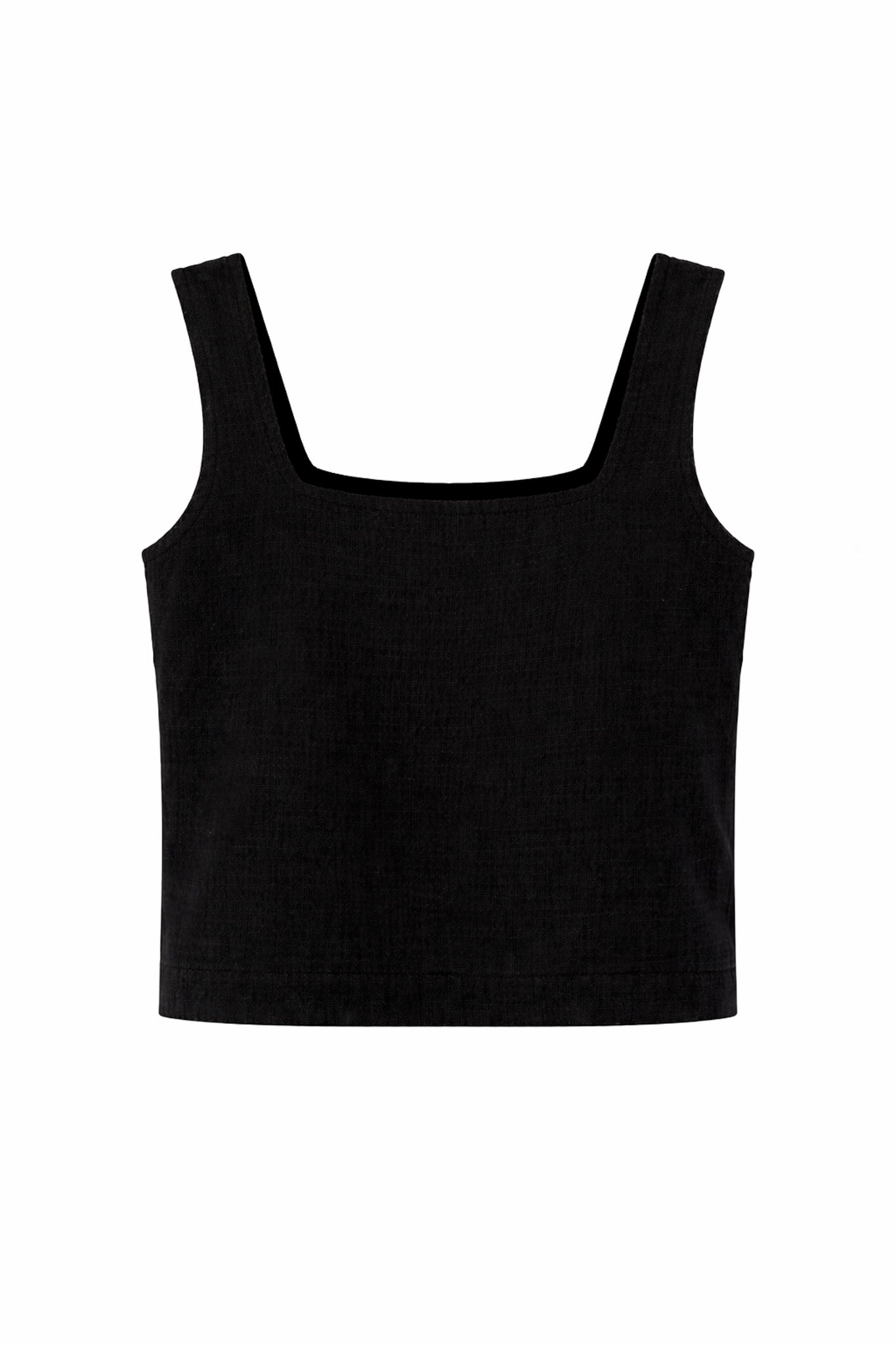 THE COTTON TANK BLACK