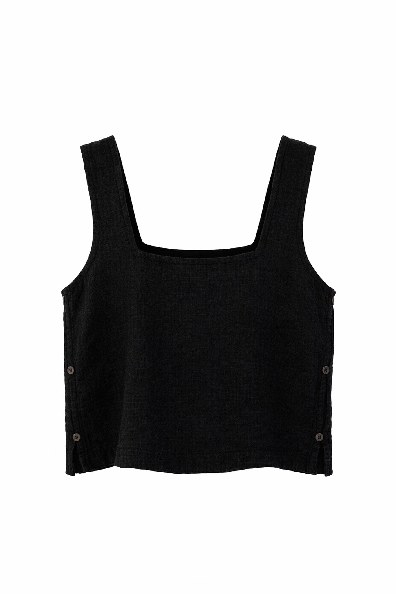 THE COTTON TANK BLACK