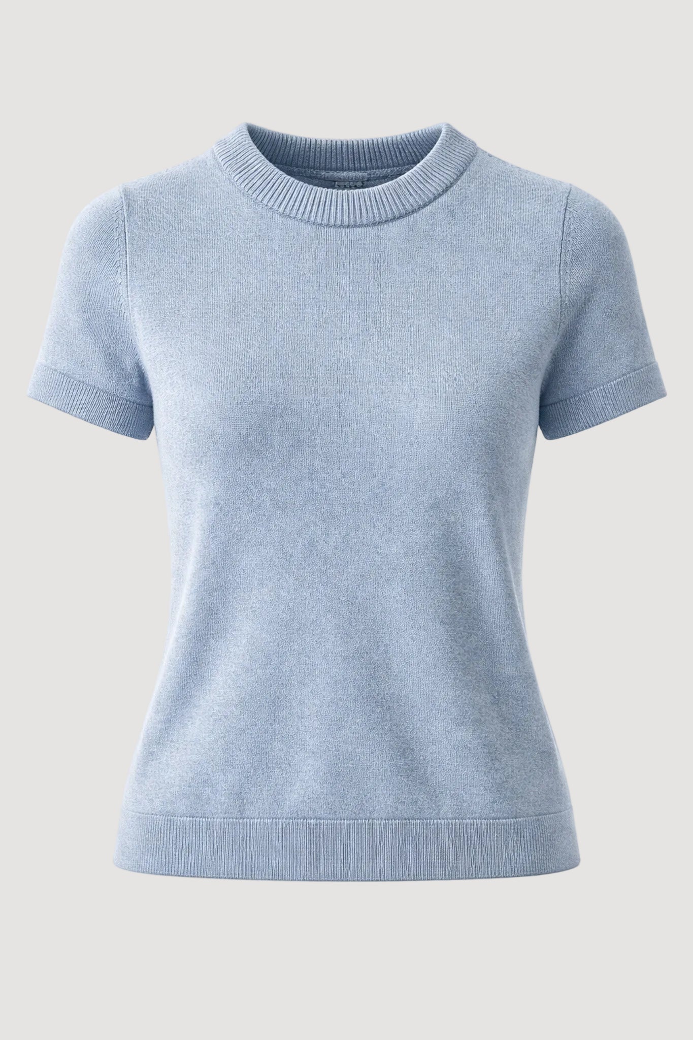 TEE-SHIRT VERA BLEU (CACHEMIRE / COTON)