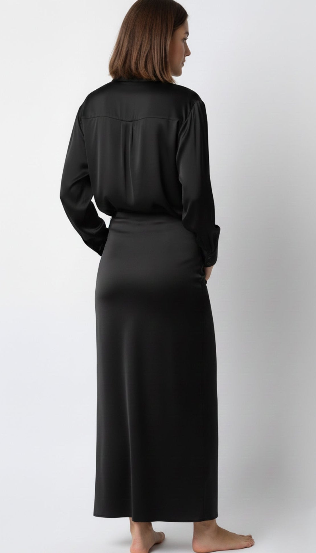 THE FLOWY SKIRT BLACK