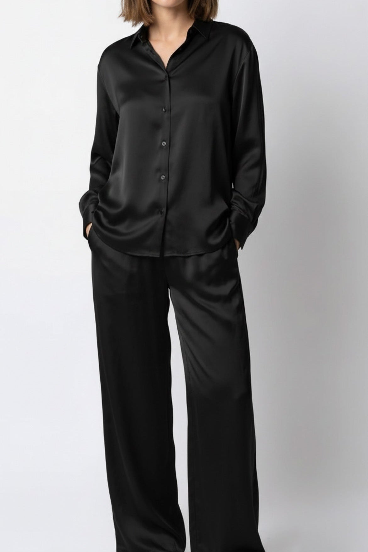 THE FLOWY PANTS BLACK