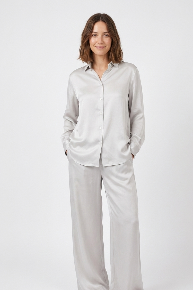 THE FLOWY SHIRT PEARL