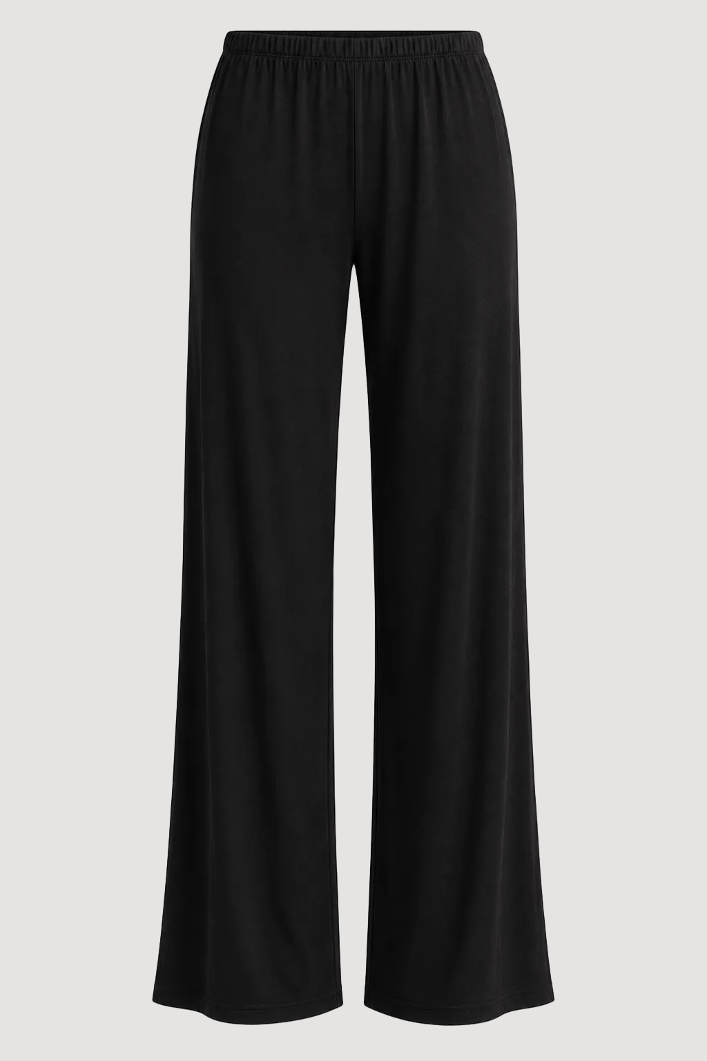 RIB PANTS MODAL BLACK