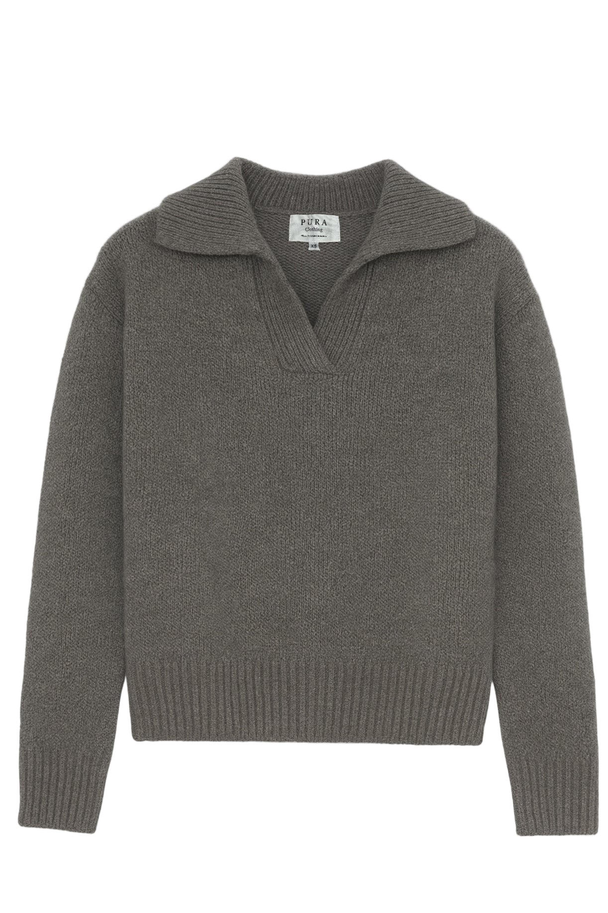 pura clothing v-neck cashmere sweater
