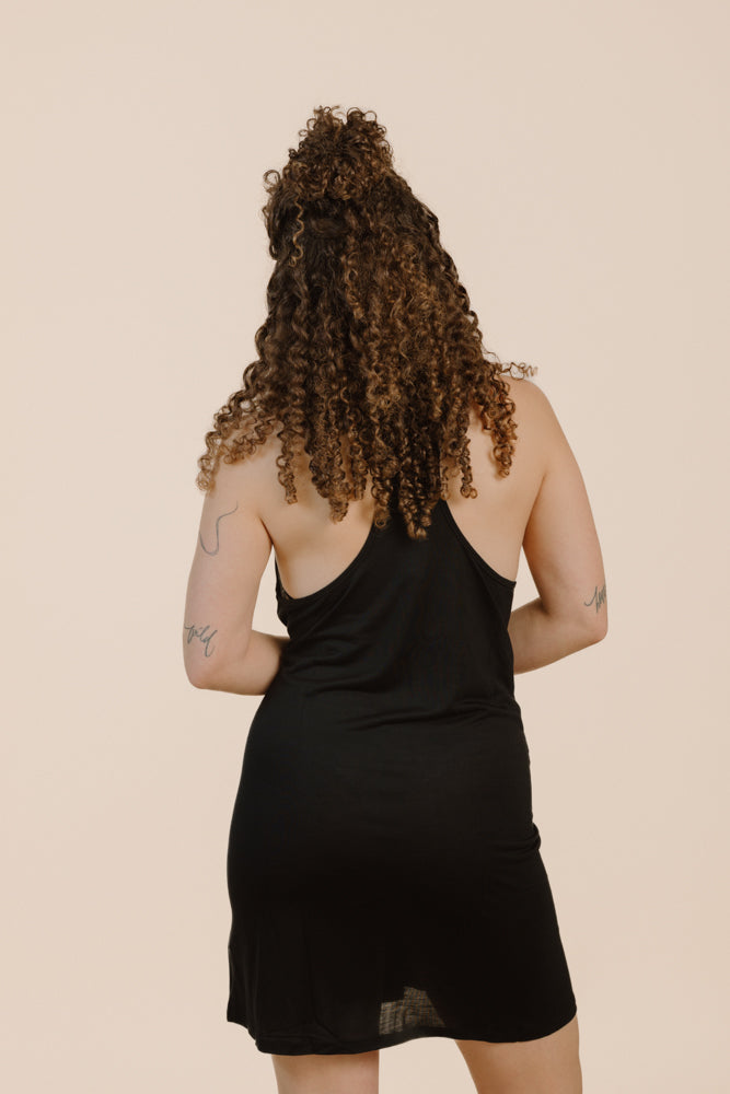 FLORA DRESS BLACK