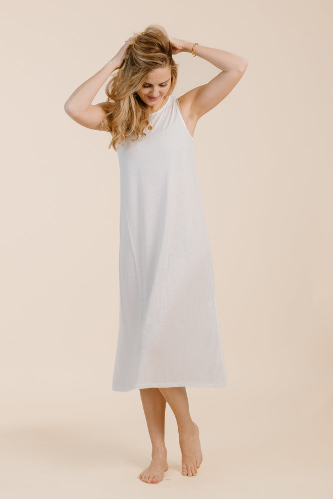 MAUI DRESS WHITE