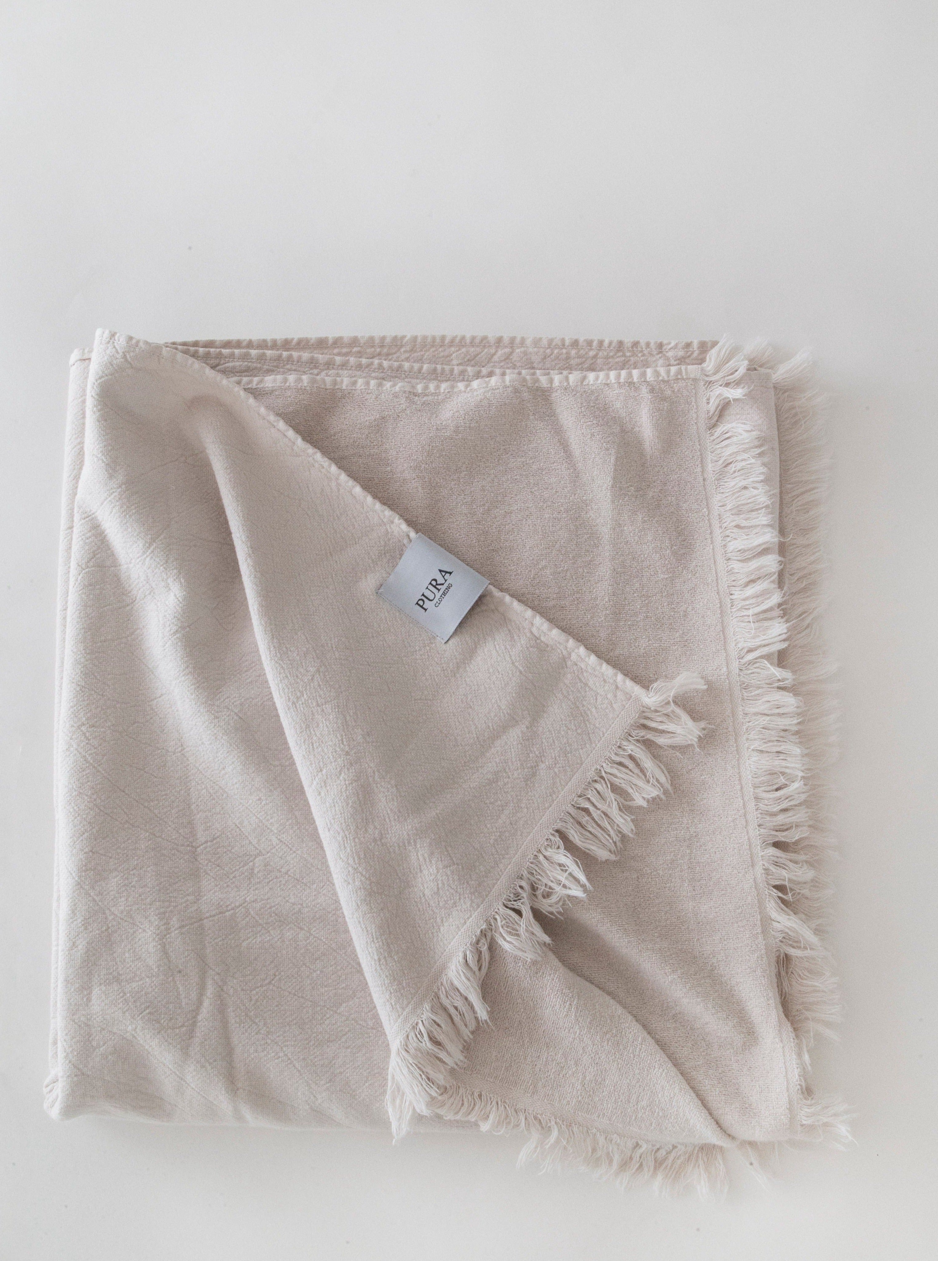 BEACHTOWEL FROTTEE SAND