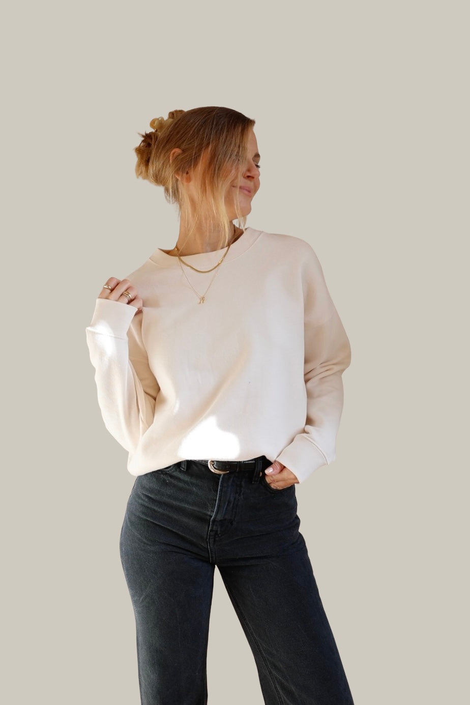 OVERSIZED CREWNECK SWEATER