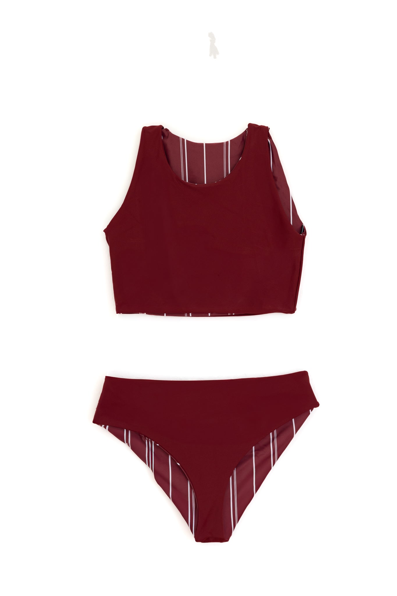 LONA TOP BURGUNDY