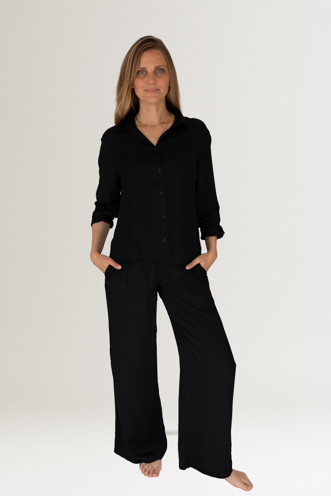 THE FLOWY PANTS BLACK