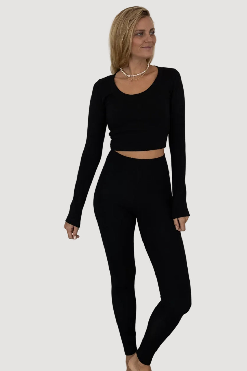MOLY LEGGING TENCEL NOIR