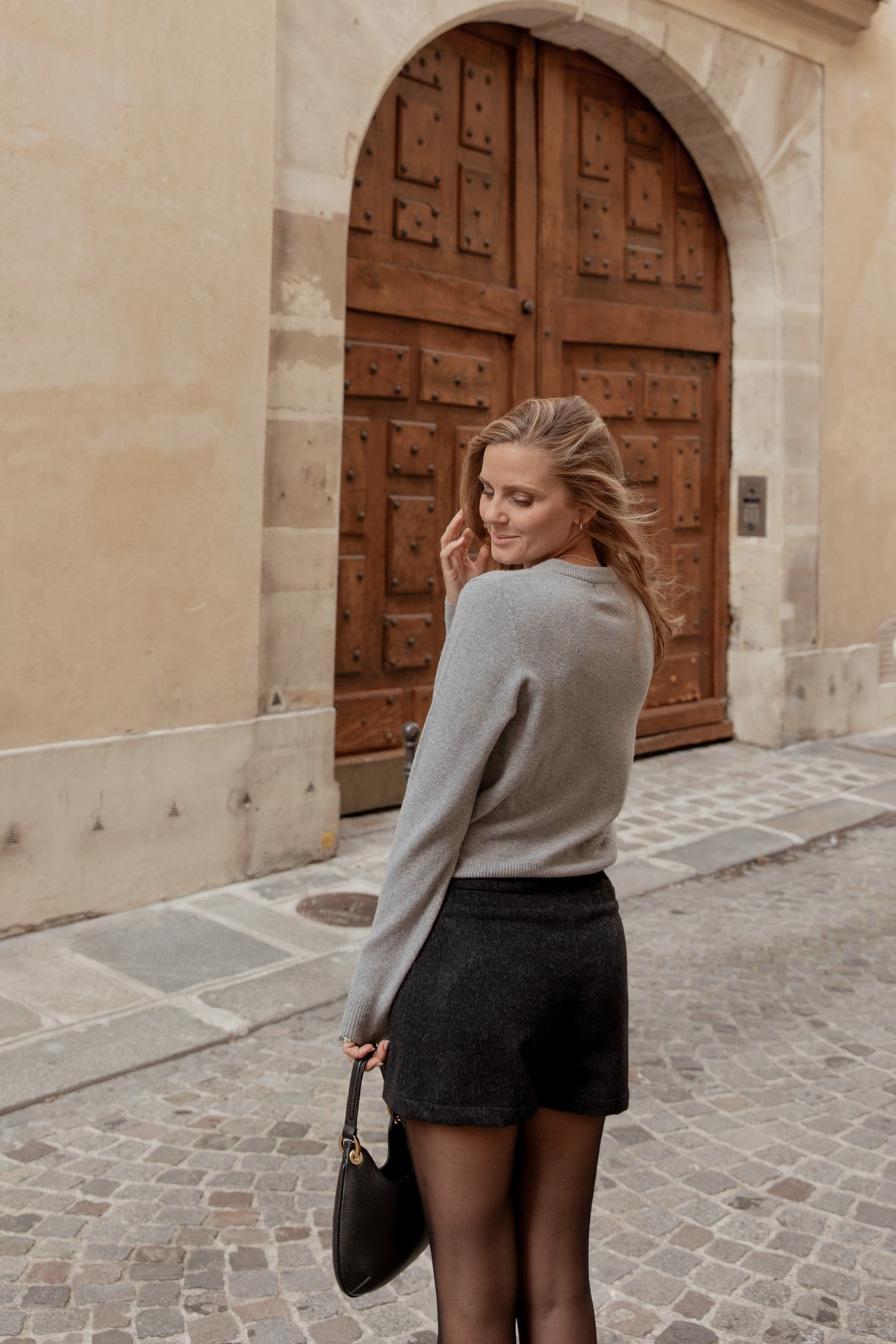 ULTRAFINE MERINO CARDIGAN grey