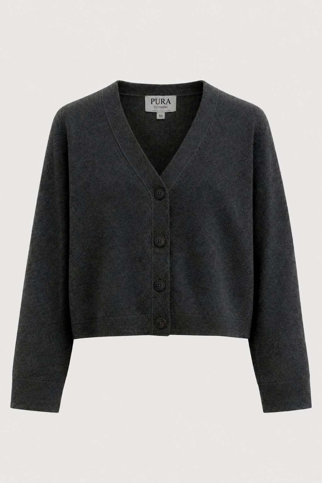 NANA CARDIGAN ANTHRAZIT (COTTON / CASHMERE)