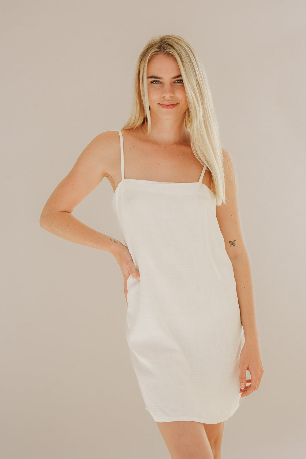AMIRA DRESS WHITE