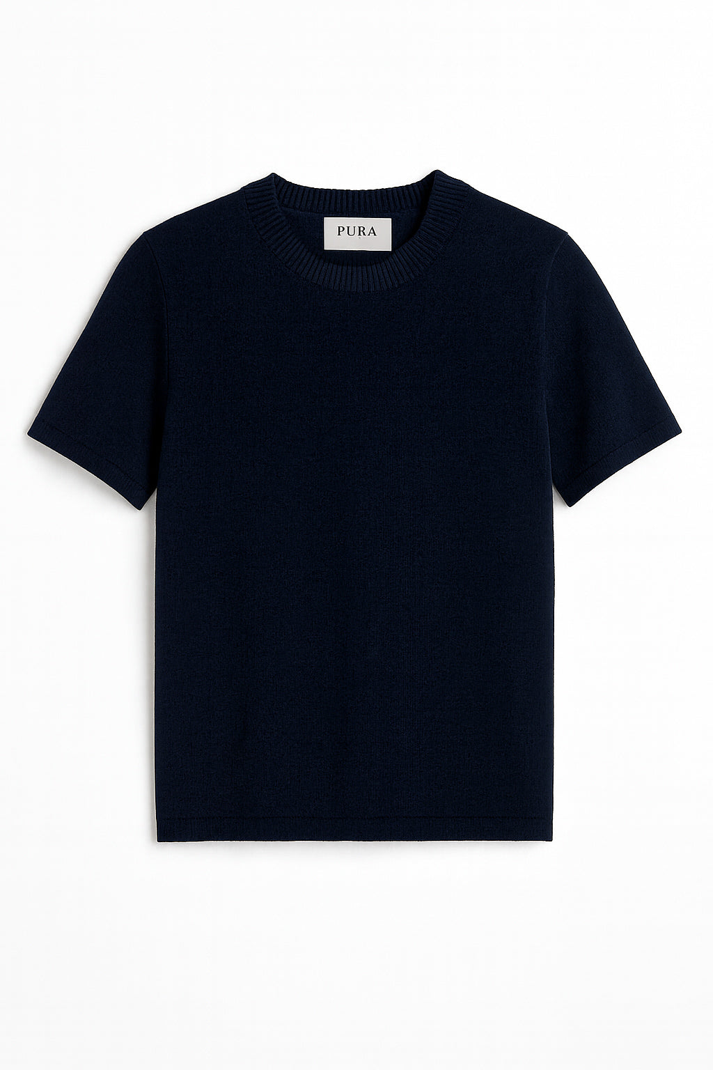 VERA SHIRT NAVY ( COTTON / CASHMERE)