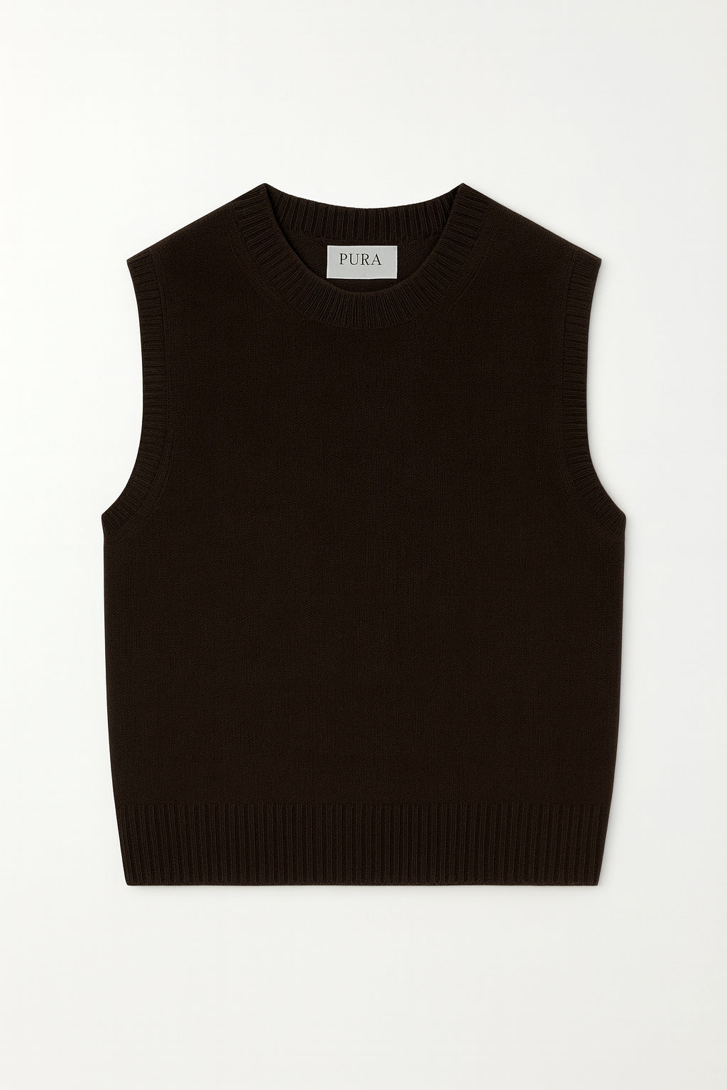 MOCK NECK TANK CASHMERE/SILK