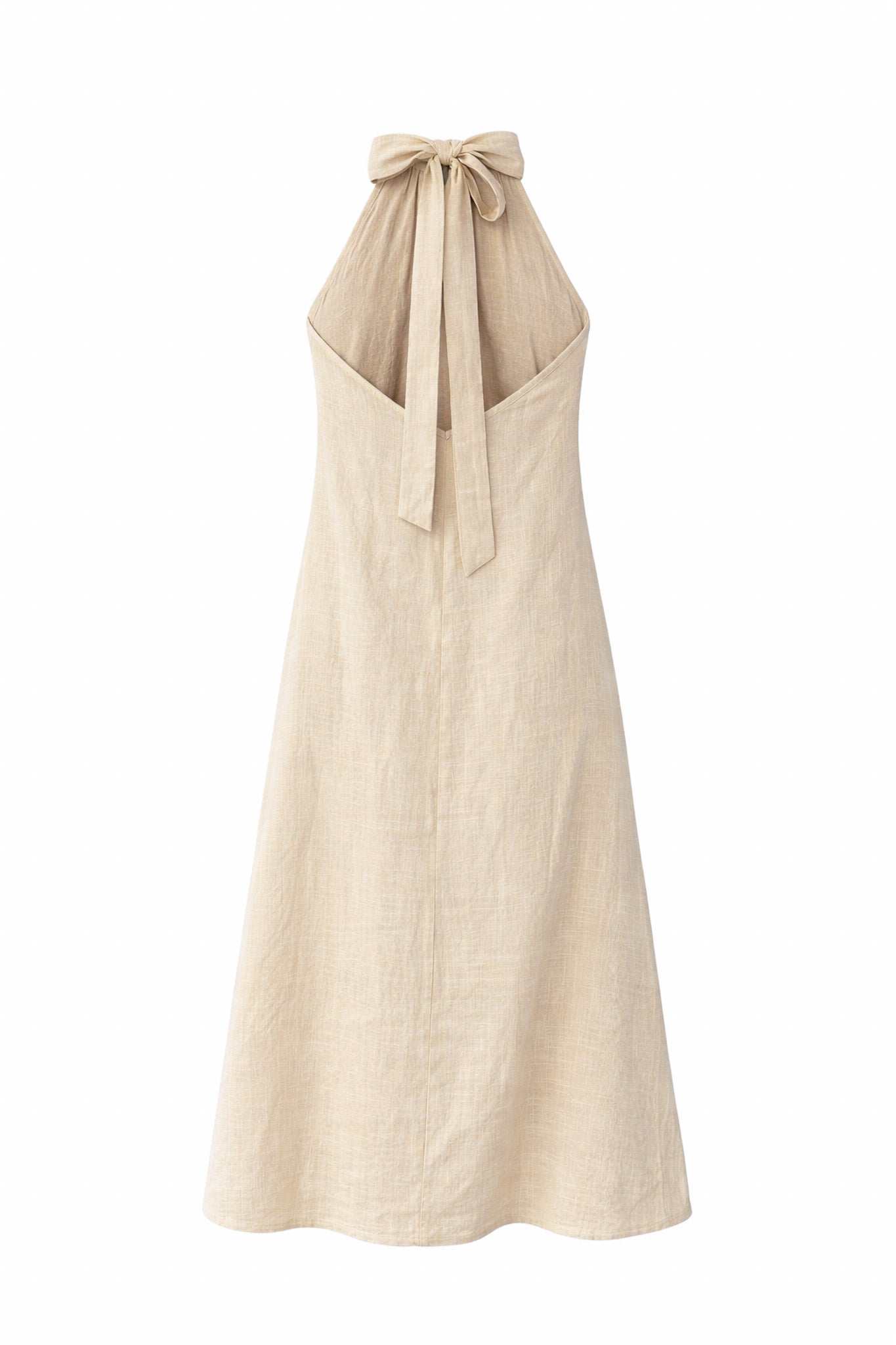 THE MAXI DRESS COTTON ECRU