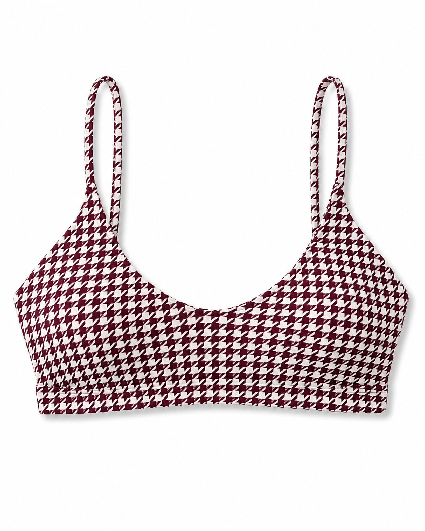 PALOMA BIKINI-TOP BRAUN- waffel- recycelter stoff 
