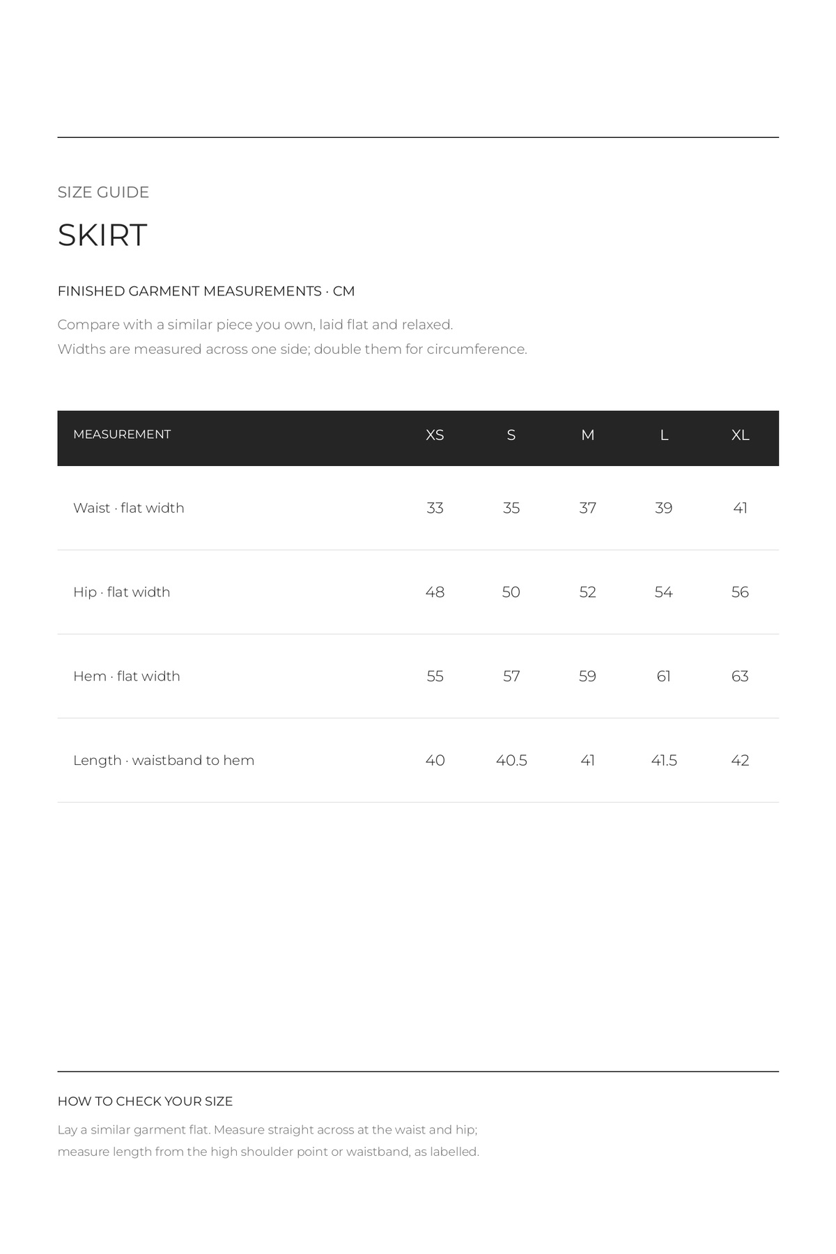 SIGNATURE SKIRT 100% MERINO WOOL ANTHRAZIT