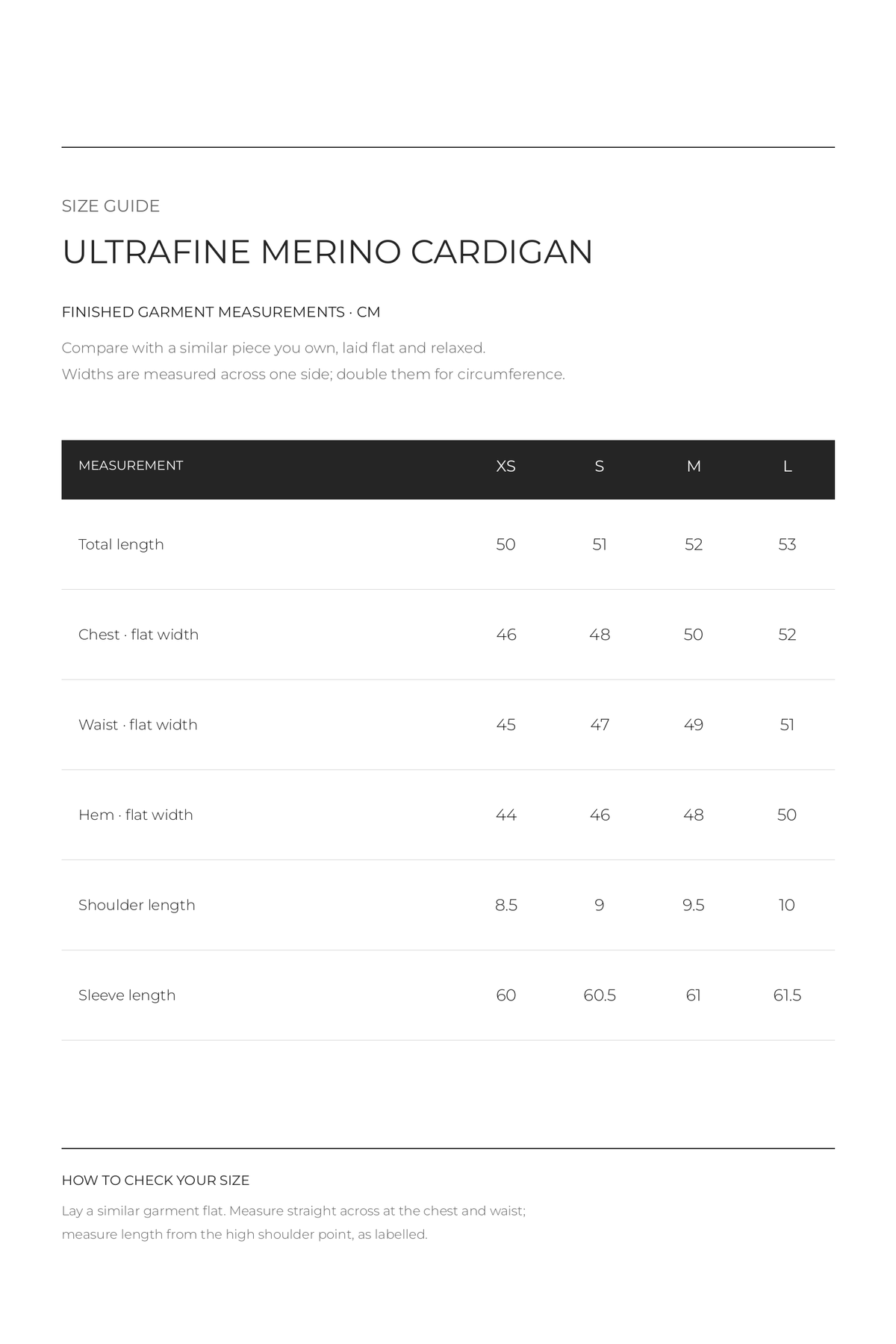 ULTRAFINE MERINO CARDIGAN BEIGE