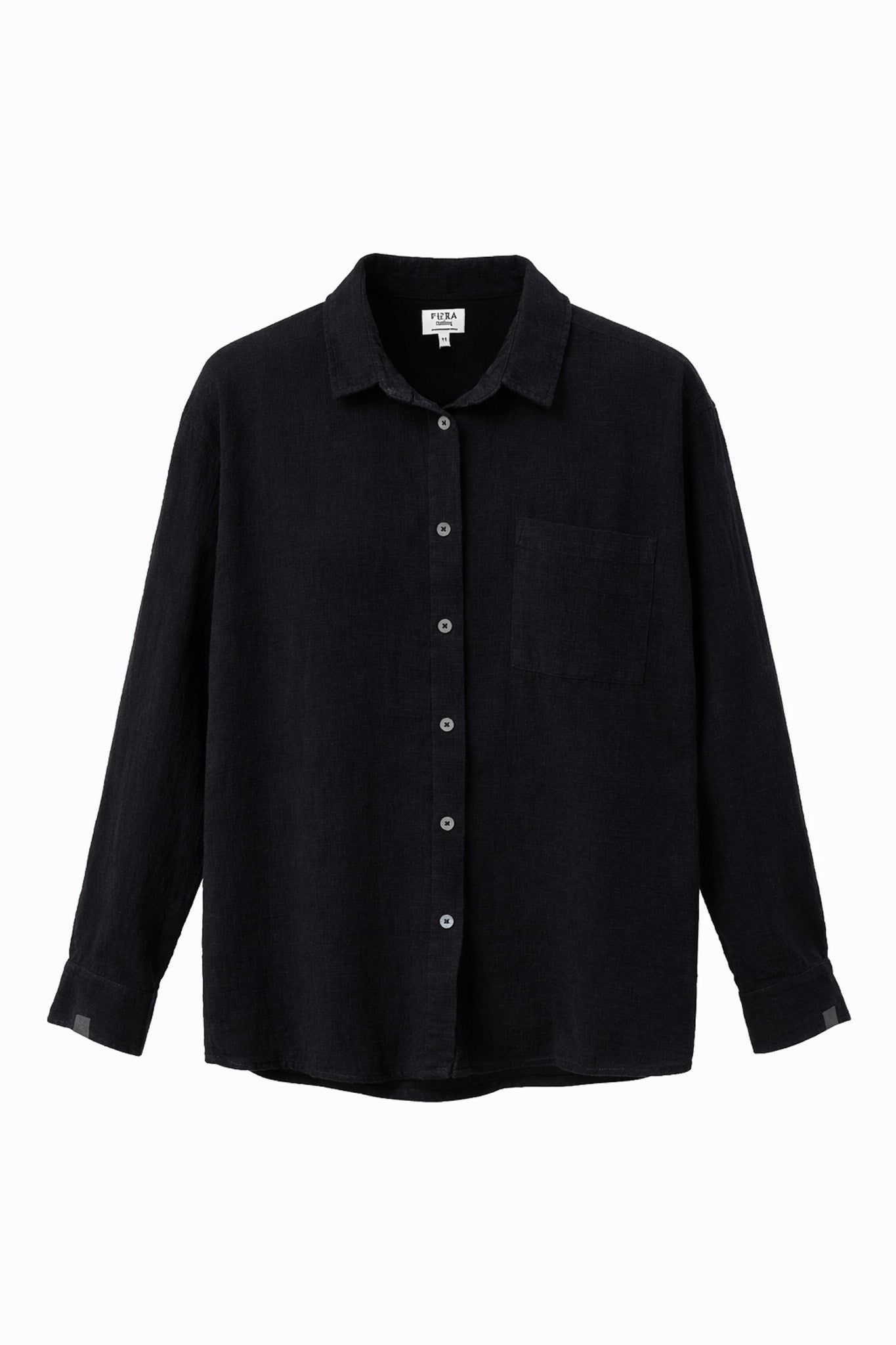 THE RALPH SHIRT COTTON BLACK