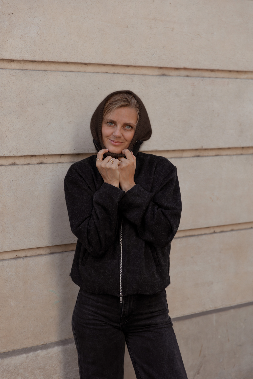 BALACLAVA CASHMERE/SILK CHOCOLATE
