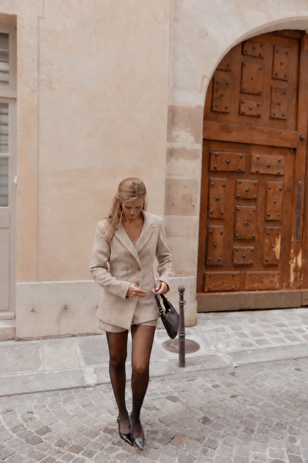 SIGNATURE SHORTS 100% MERINO WOOL BEIGE MELANGE