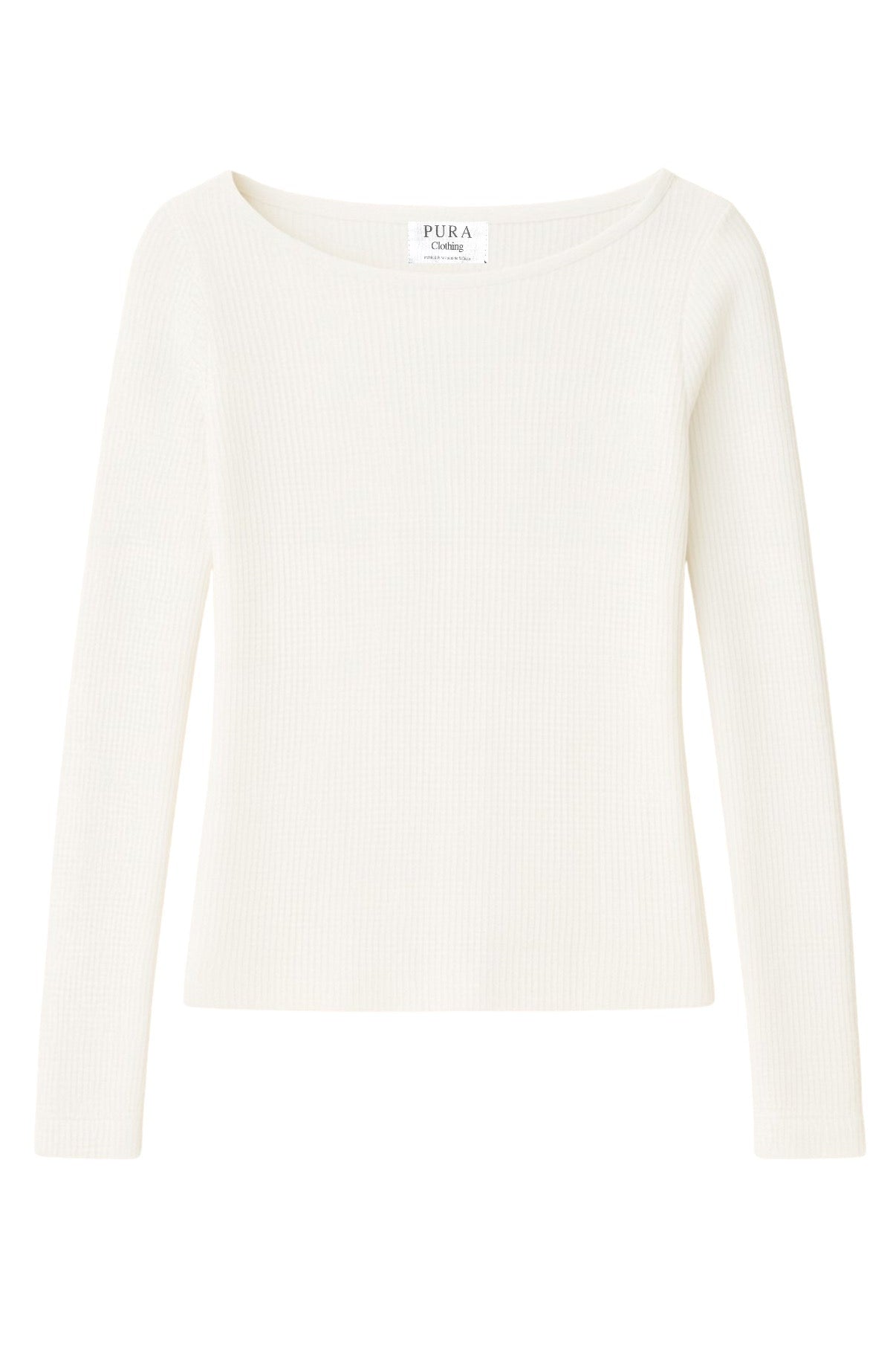 White sweater on a white background