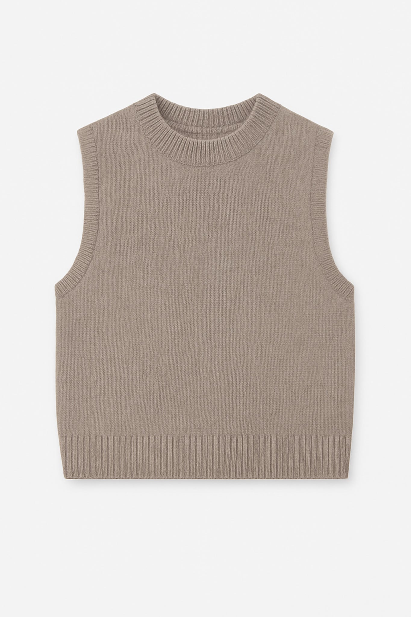MOCK NECK TANK CASHMERE/SILK