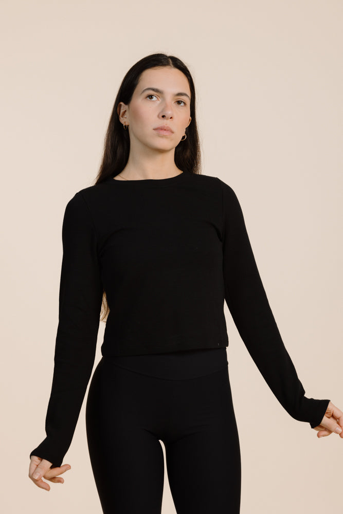 MAYA LONGSLEEVE BLACK
